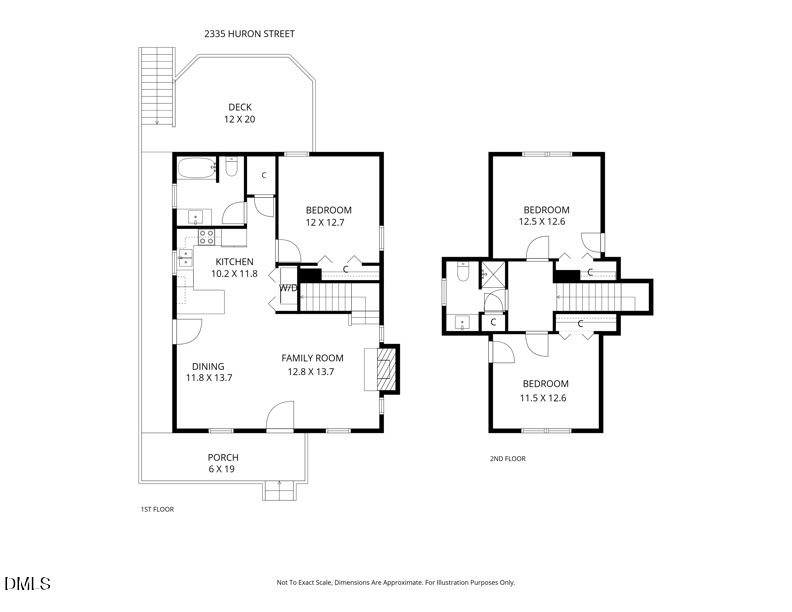 Exterior photo of 2335 Huron Street, Durham, NC 27707. MLS: 10191664
