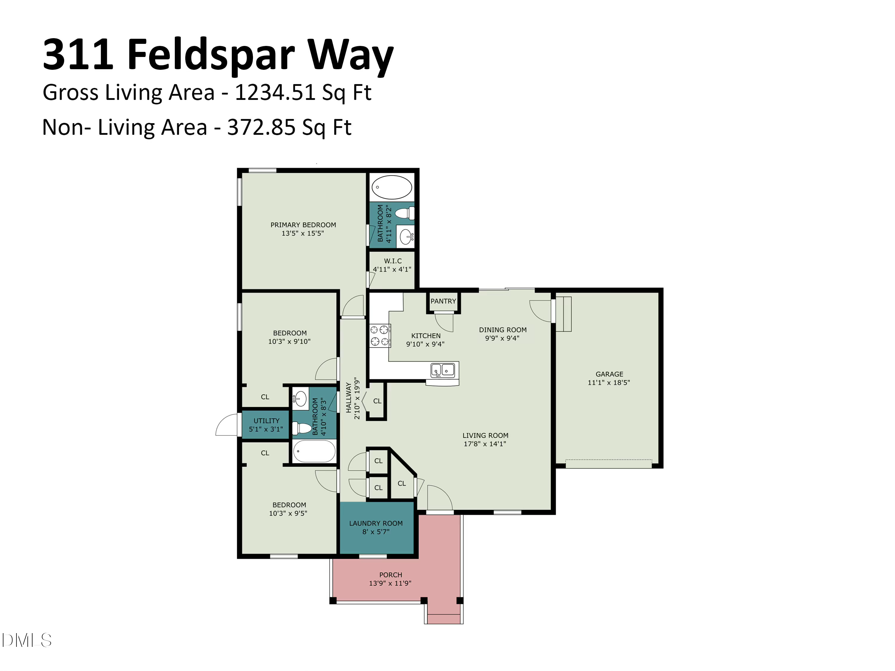 Exterior photo of 311 Feldspar Way, Durham, NC 27703. MLS: 10192890