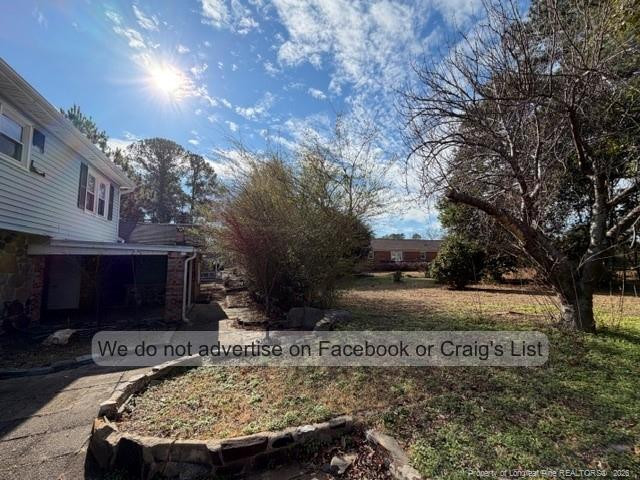 Exterior photo of 563 Alleghany Road, Fayetteville, NC 28304. MLS: 756336