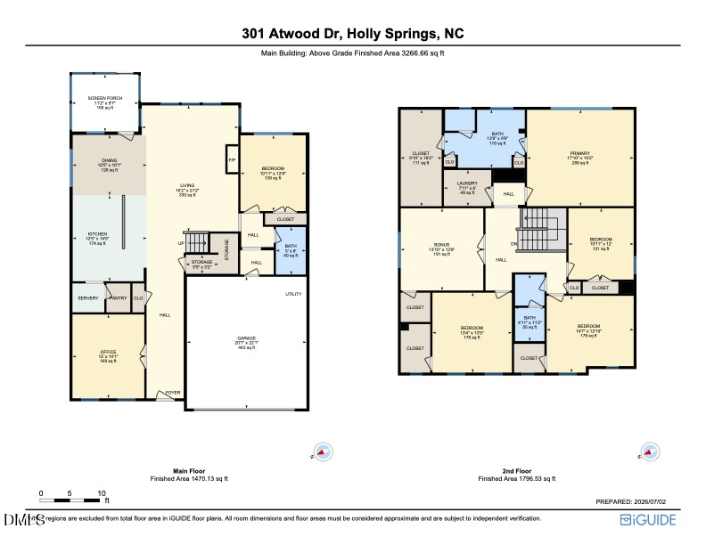 Exterior photo of 301 Atwood Drive, Holly Springs, NC 27540. MLS: 10178881