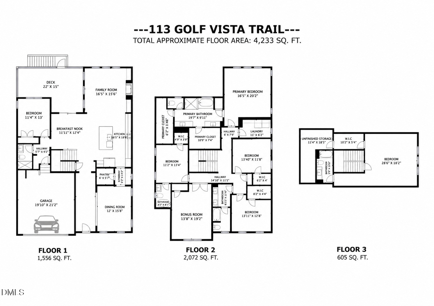 Exterior photo of 113 Golf Vista Trail, Holly Springs, NC 27540. MLS: 10191971