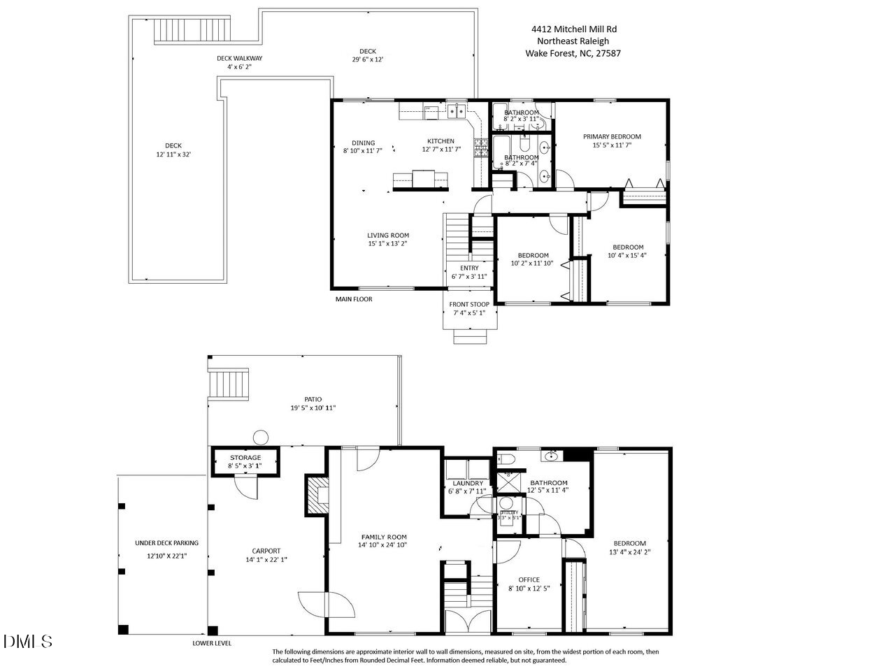 Exterior photo of 4412 Mitchell Mill Road, Wake Forest, NC 27587. MLS: 10199639