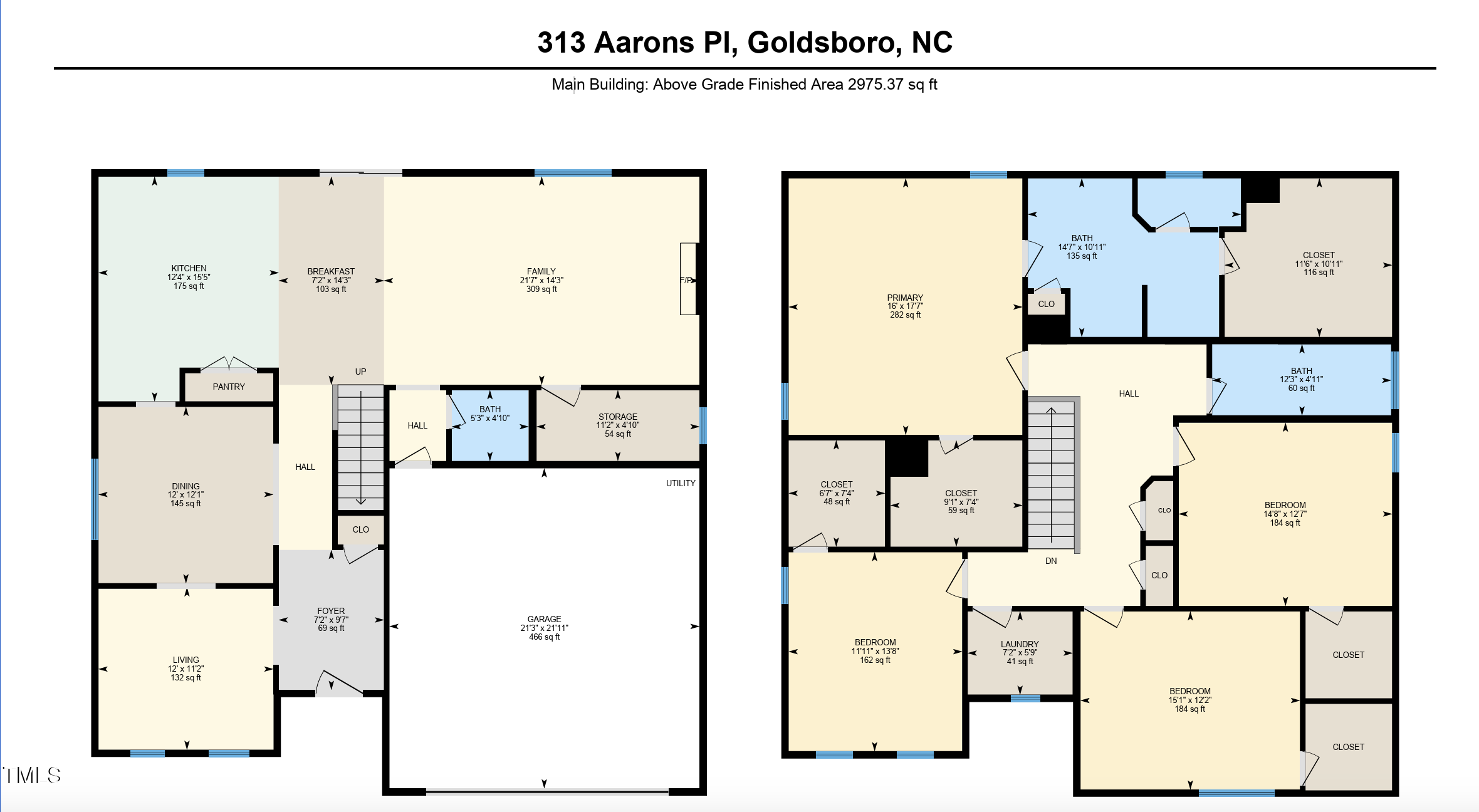 Exterior photo of 313 Aaron'S Place, Goldsboro, NC 27530. MLS: 10115605