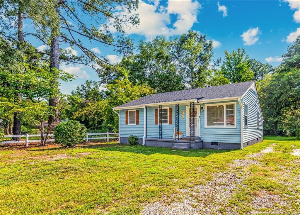 Exterior photo of 707 Commerce Street, Fayetteville, NC 28305. MLS: 768112