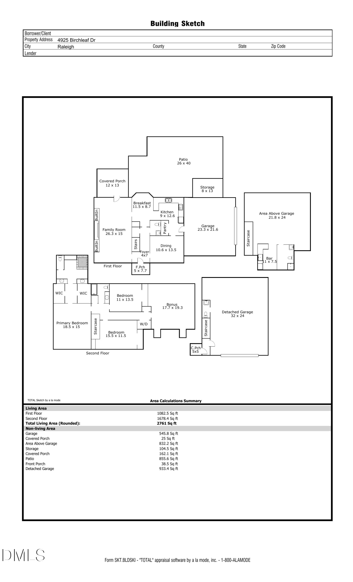 Exterior photo of 4925 Birchleaf Drive, Raleigh, NC 27606. MLS: 10196346