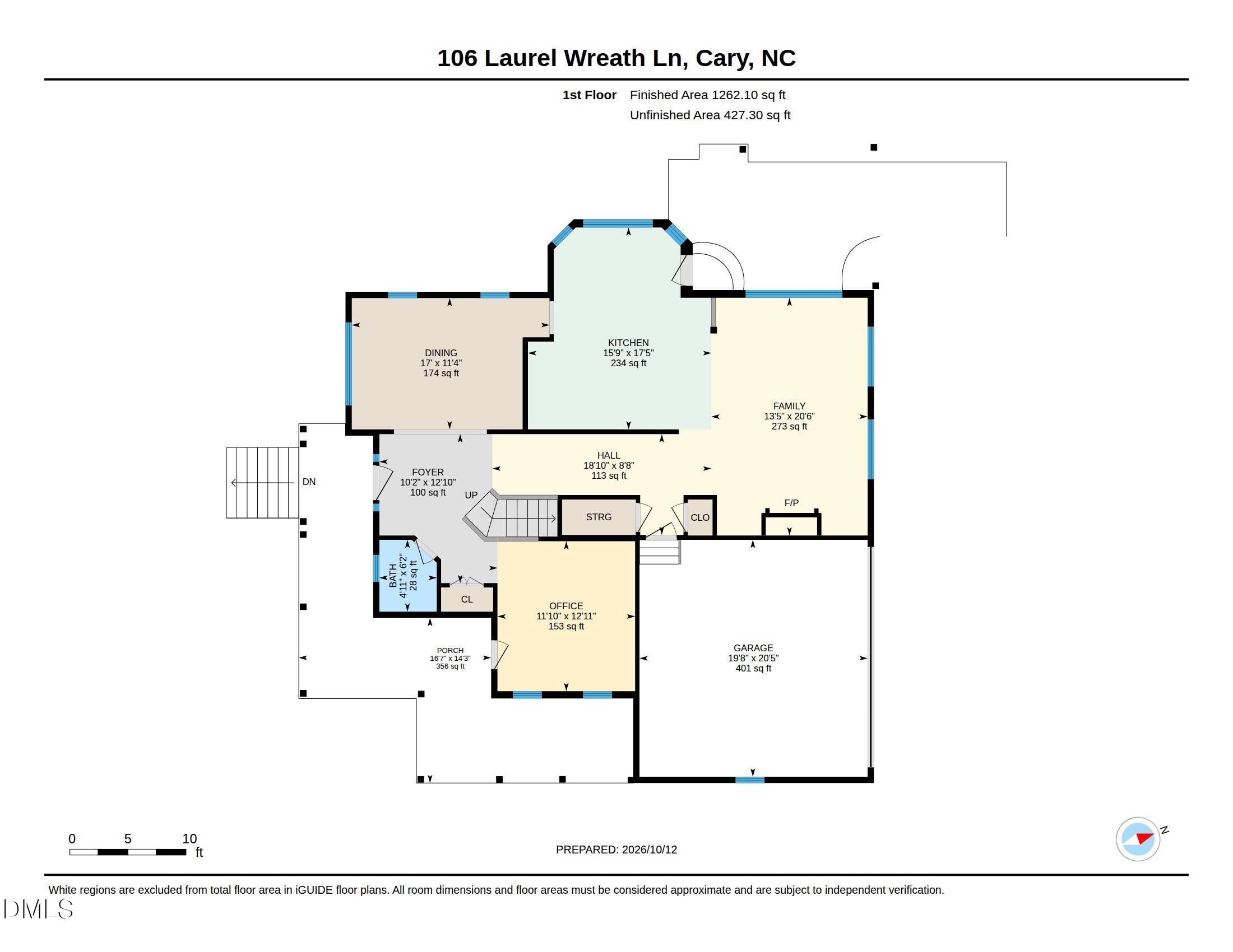 Exterior photo of 106 Laurel Wreath Lane, Cary, NC 27519. MLS: 10198604