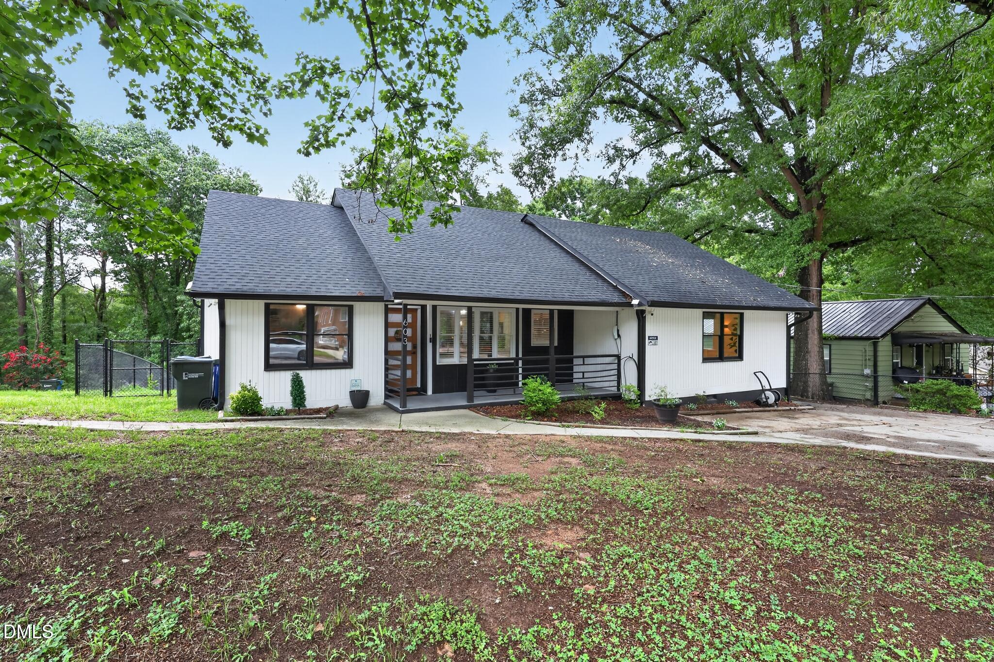 Exterior photo of 603 Homeland Avenue, Durham, NC 27707. MLS: 10184648