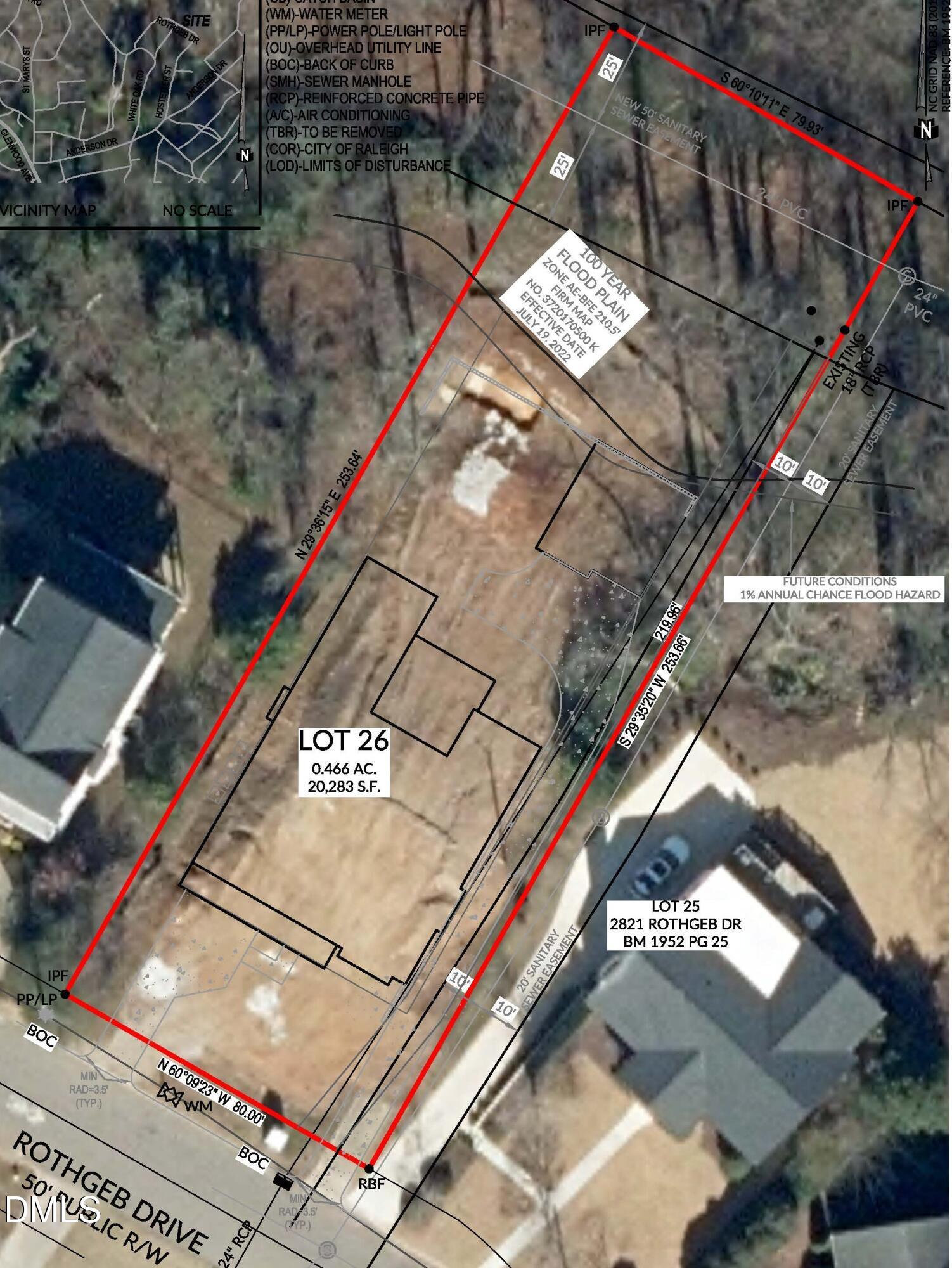 Exterior photo of 2817 Rothgeb Drive, Raleigh, NC 27609. MLS: 10169579