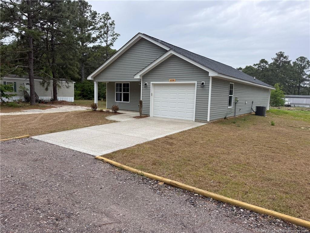 Exterior photo of 6108 Muscat Road, Hope Mills, NC 28348. MLS: 761797
