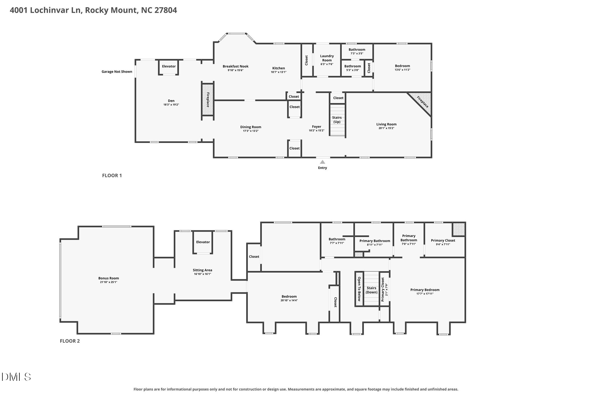 Exterior photo of 4001 Lochinvar Lane, Rocky Mount, NC 27804. MLS: 10185483