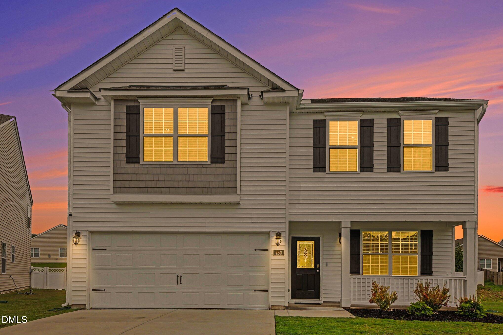 Exterior photo of 480 N Great White Way, Clayton, NC 27527. MLS: 10180072