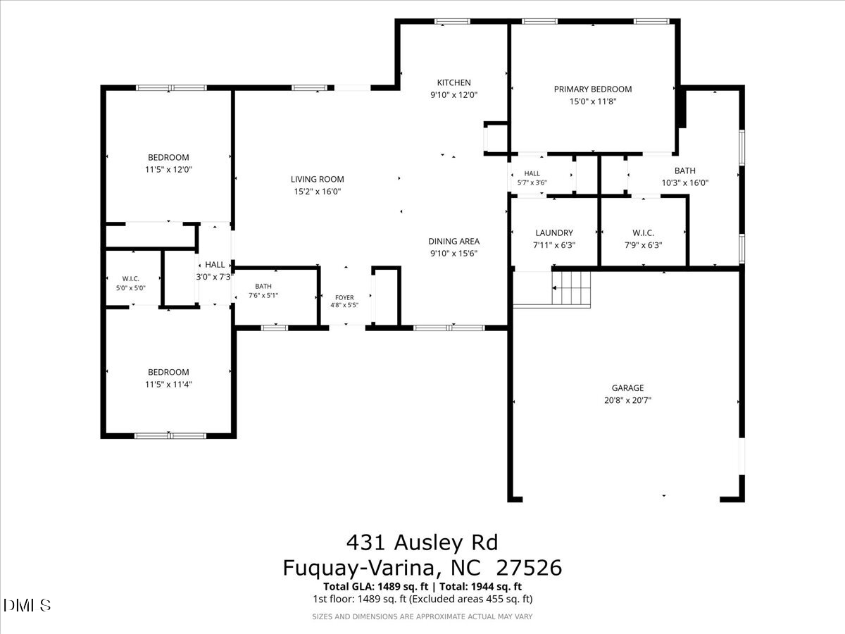 Exterior photo of 431 Ausley Road, Fuquay Varina, NC 27526. MLS: 10198442