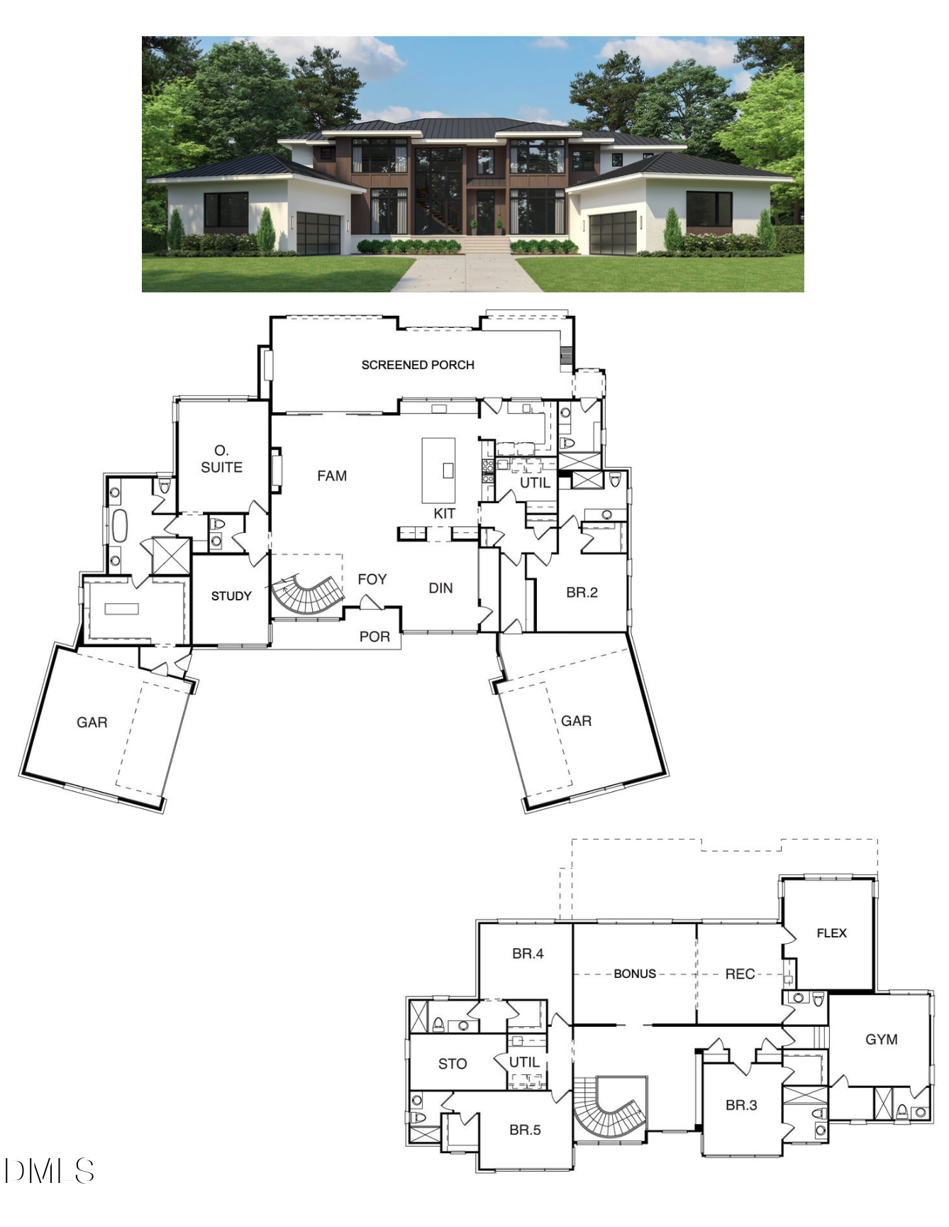 Exterior photo of 305 Dartmouth Road, Raleigh, NC 27609. MLS: 10194300
