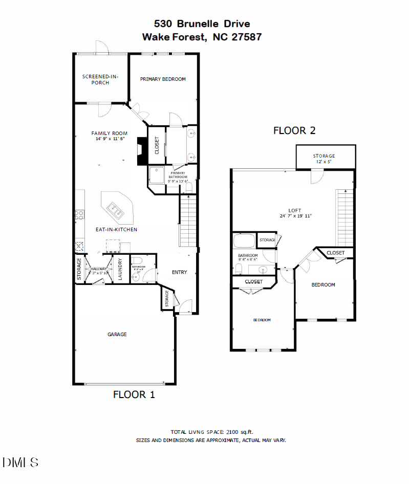 Exterior photo of 530 Brunello Drive, Wake Forest, NC 27587. MLS: 10196821