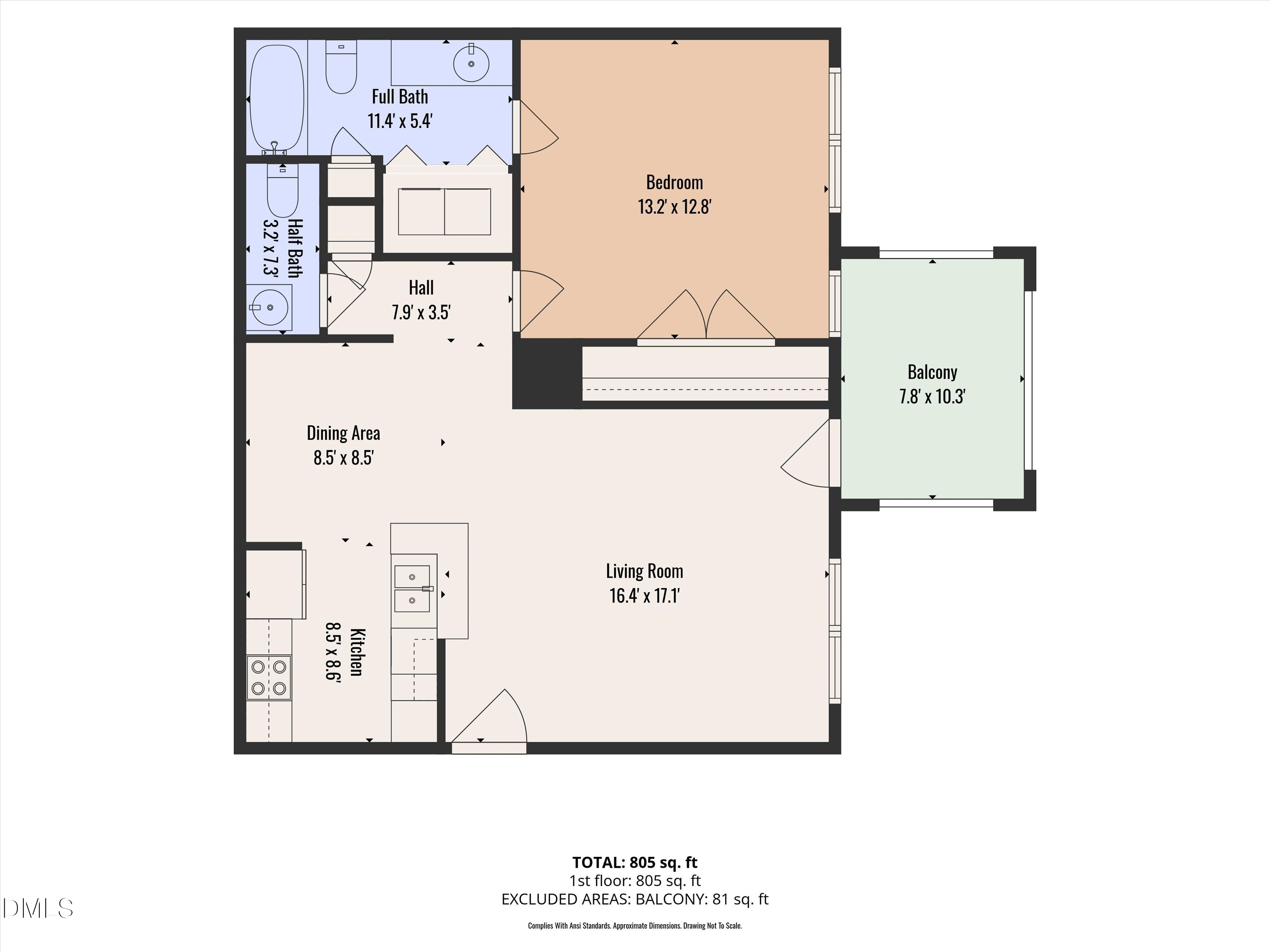 Exterior photo of 800 Moratuck Drive 206, Raleigh, NC 27604. MLS: 10193606