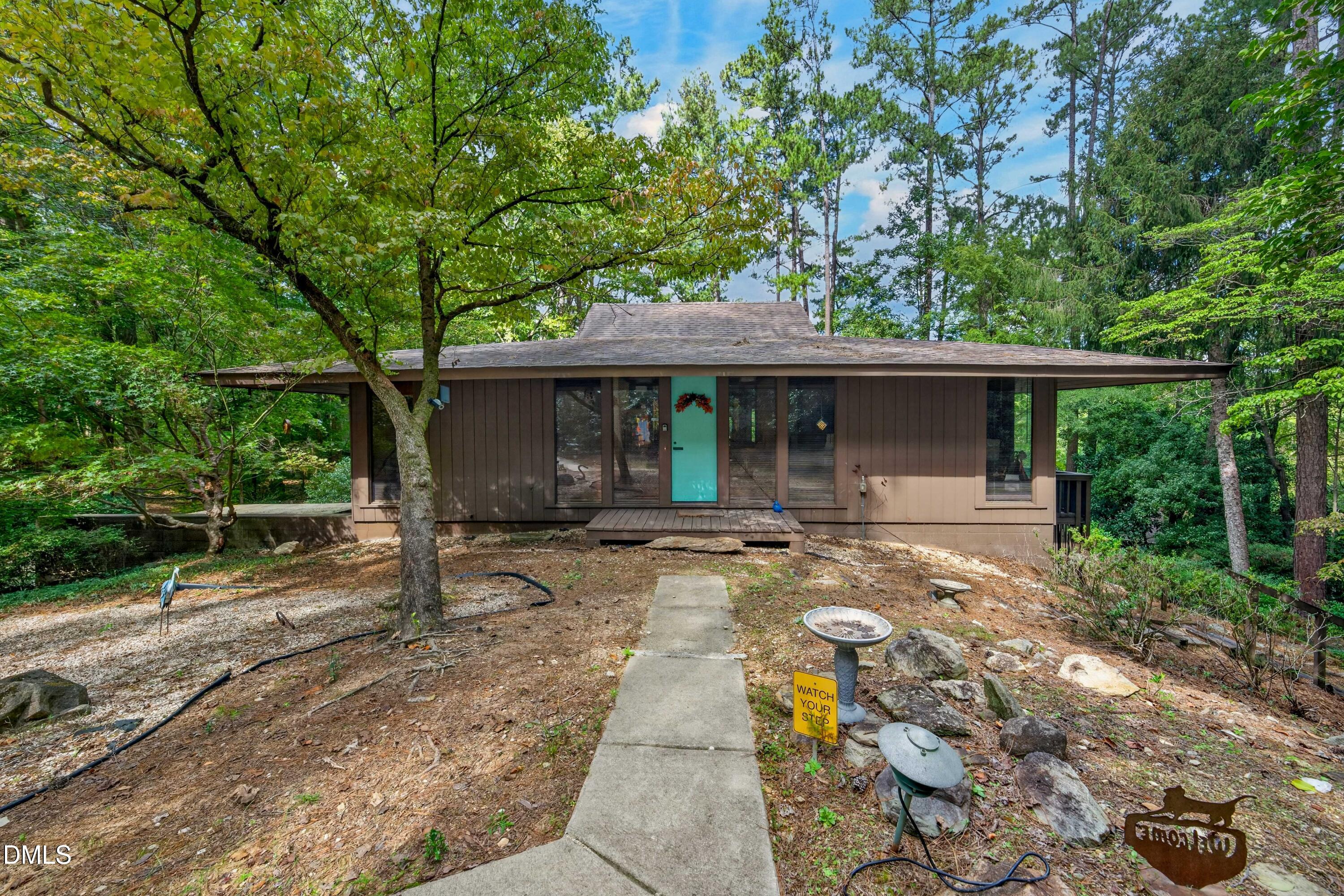Exterior photo of 1728 Allard Road, Chapel Hill, NC 27514. MLS: 10196034