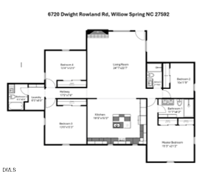 Exterior photo of 6720 Dwight Rowland Road, Willow Springs, NC 27592. MLS: 10197869