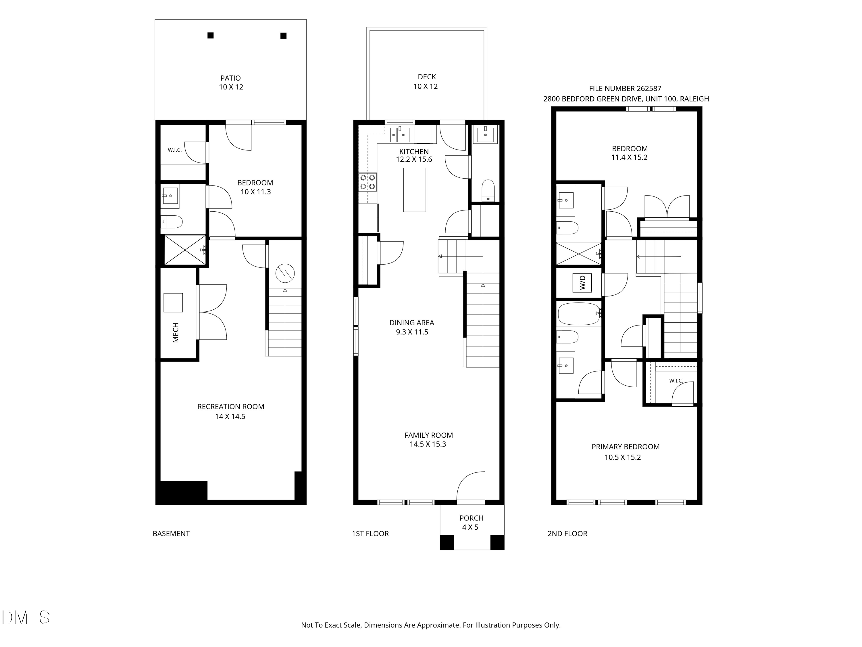 Exterior photo of 2800 Bedford Green Drive 100, Raleigh, NC 27604. MLS: 10183346
