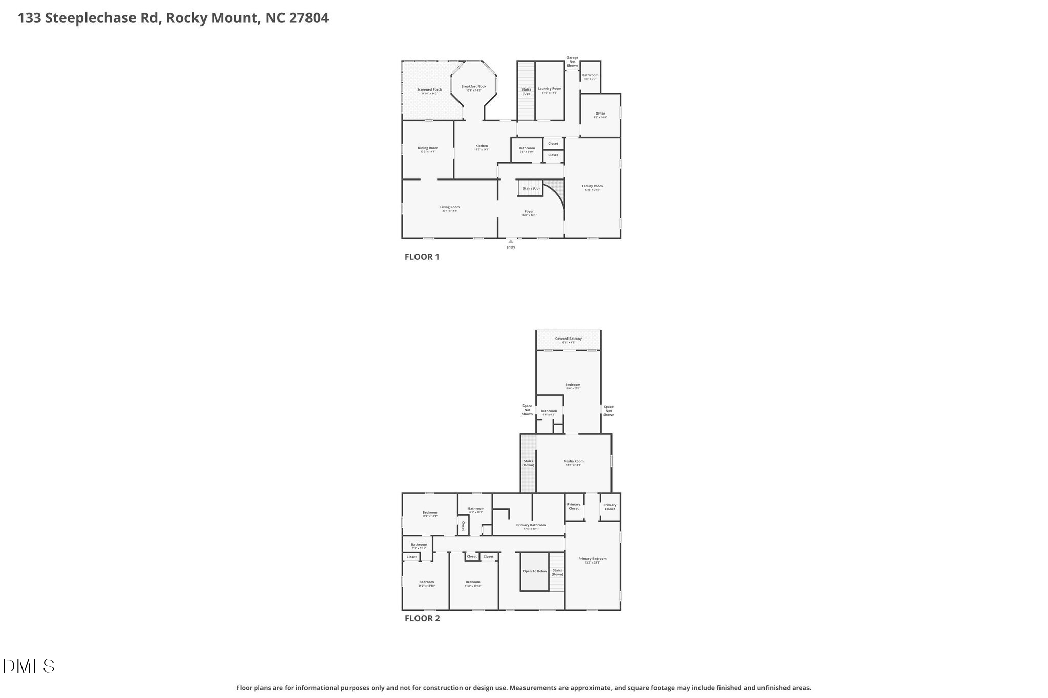 Exterior photo of 133 Steeple Chase Road, Rocky Mount, NC 27804. MLS: 10167836