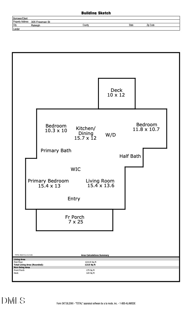 Exterior photo of 305 Freeman Street, Raleigh, NC 27601. MLS: 10171046