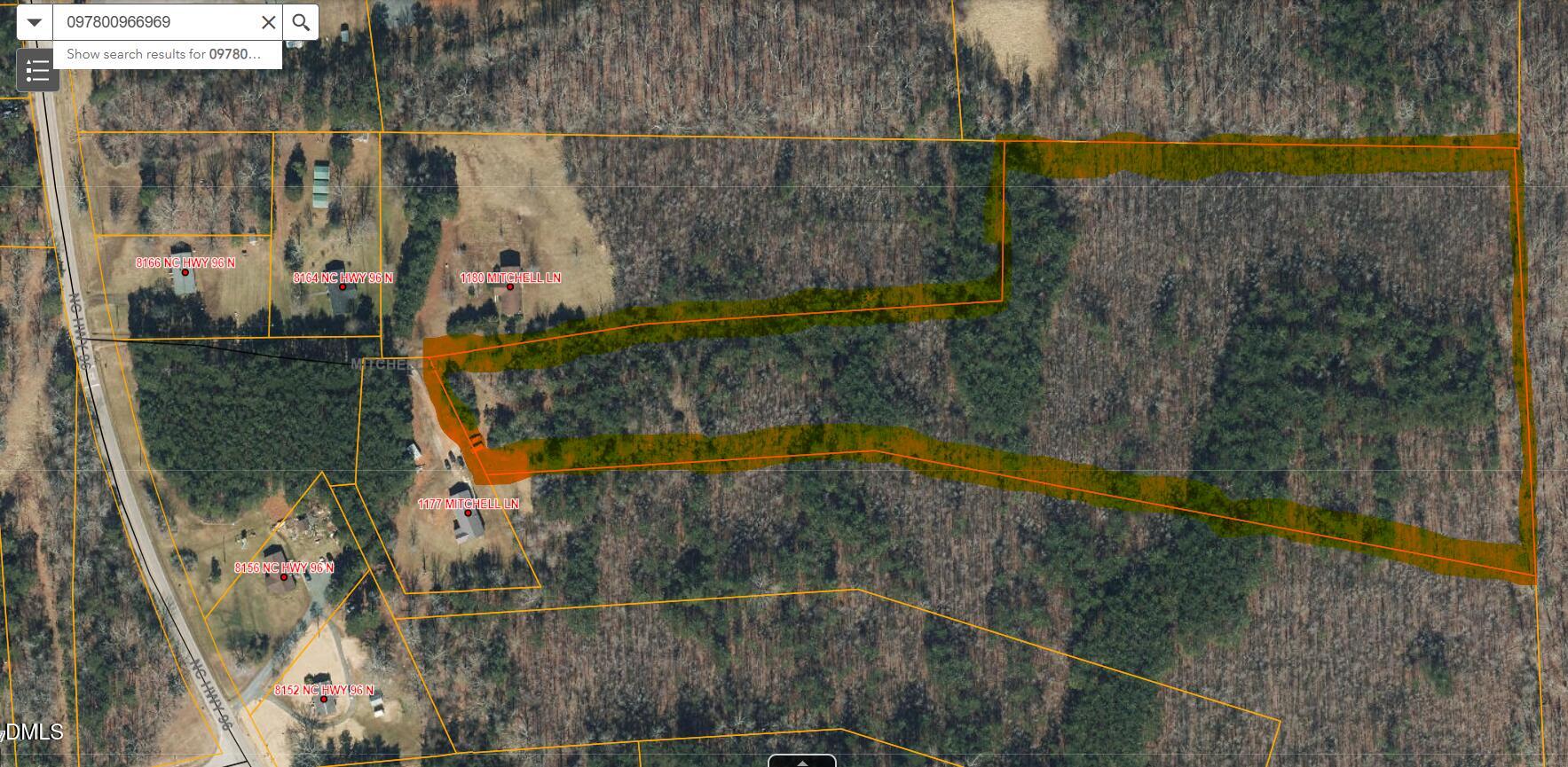Exterior photo of 0 Mitchell Lane, Oxford, NC 27565. MLS: 10190937