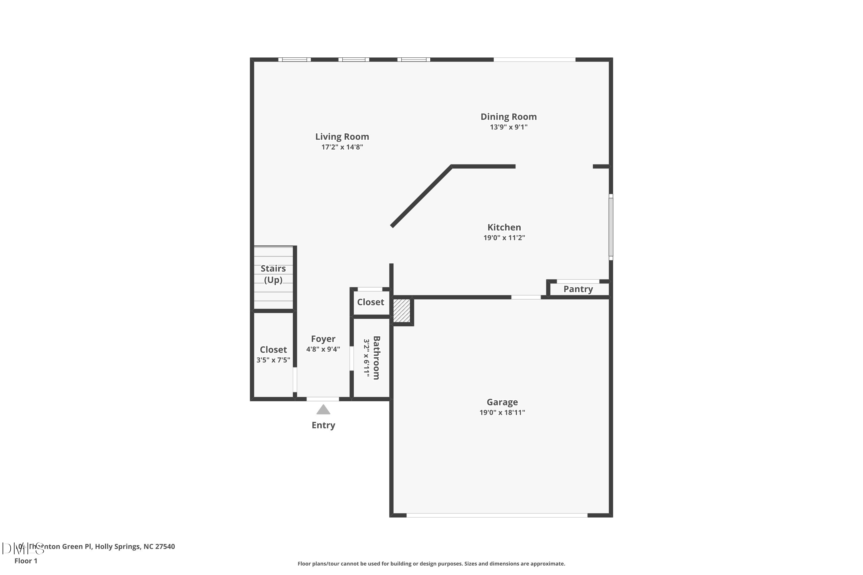 Exterior photo of 105 Thornton Green Place, Holly Springs, NC 27540. MLS: 10189227