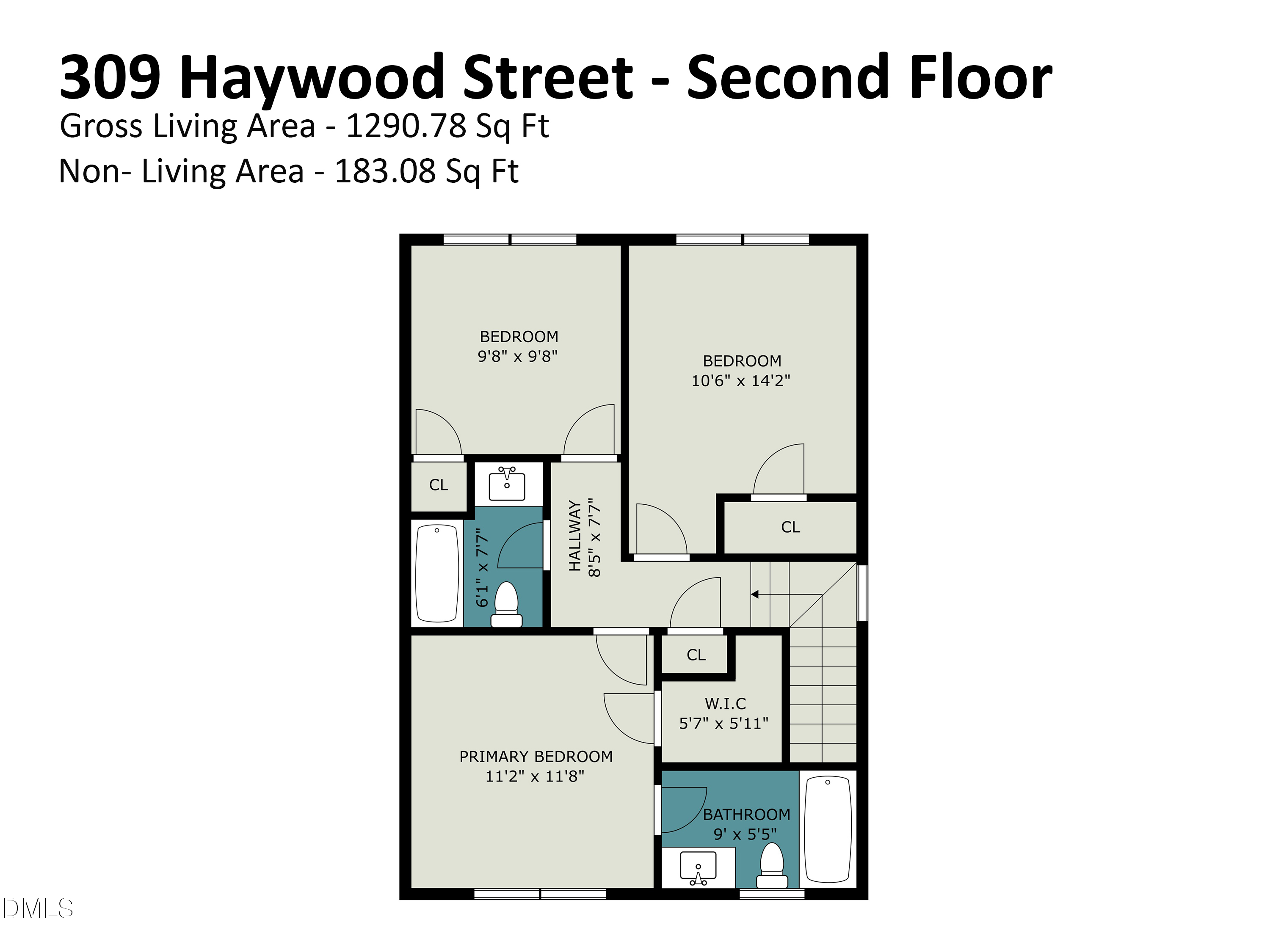 Exterior photo of 309 Haywood Street, Raleigh, NC 27601. MLS: 10188586