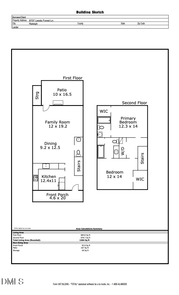 Exterior photo of 8707 Leeds Forest Lane, Raleigh, NC 27615. MLS: 10194938