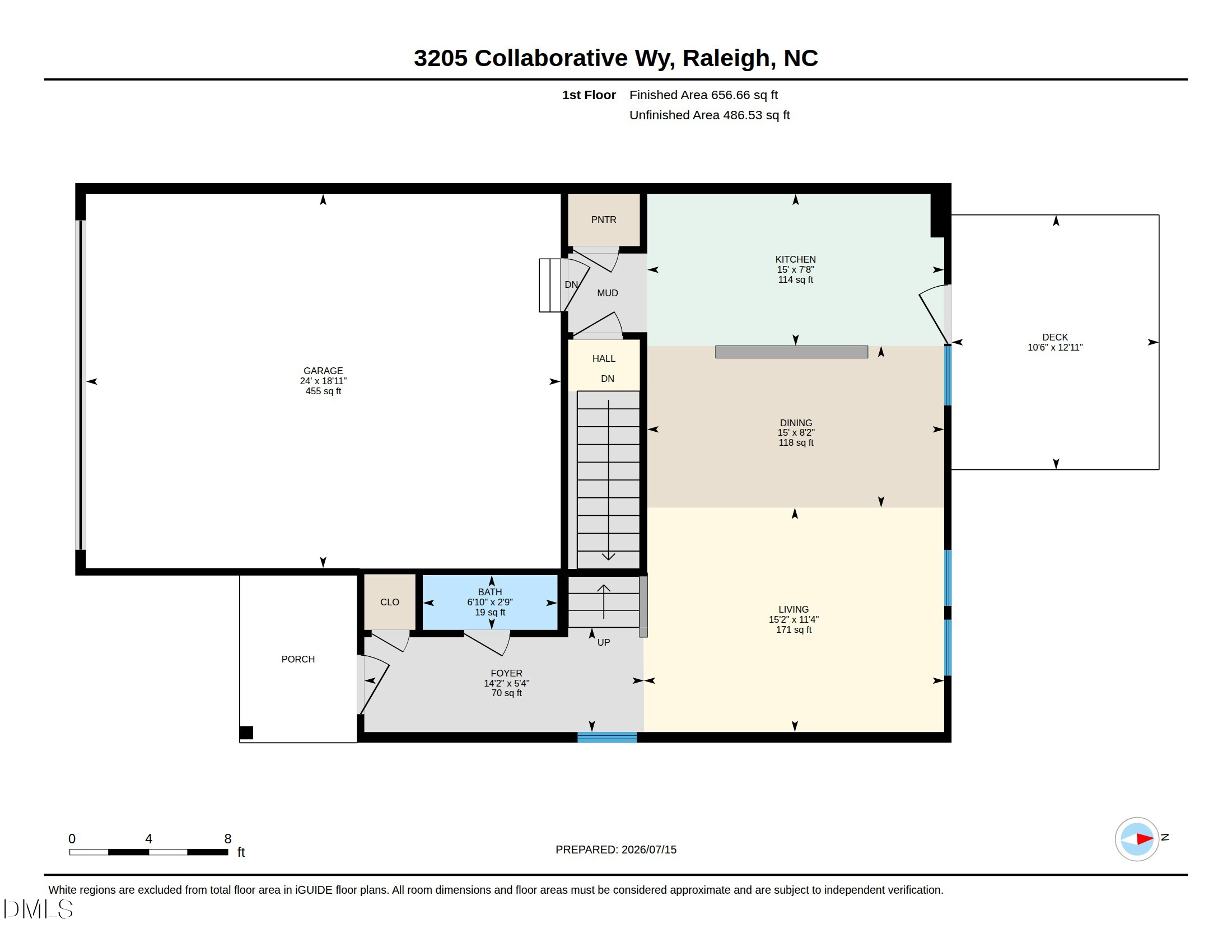 Exterior photo of 3205 Collaborative Way, Raleigh, NC 27610. MLS: 10180783