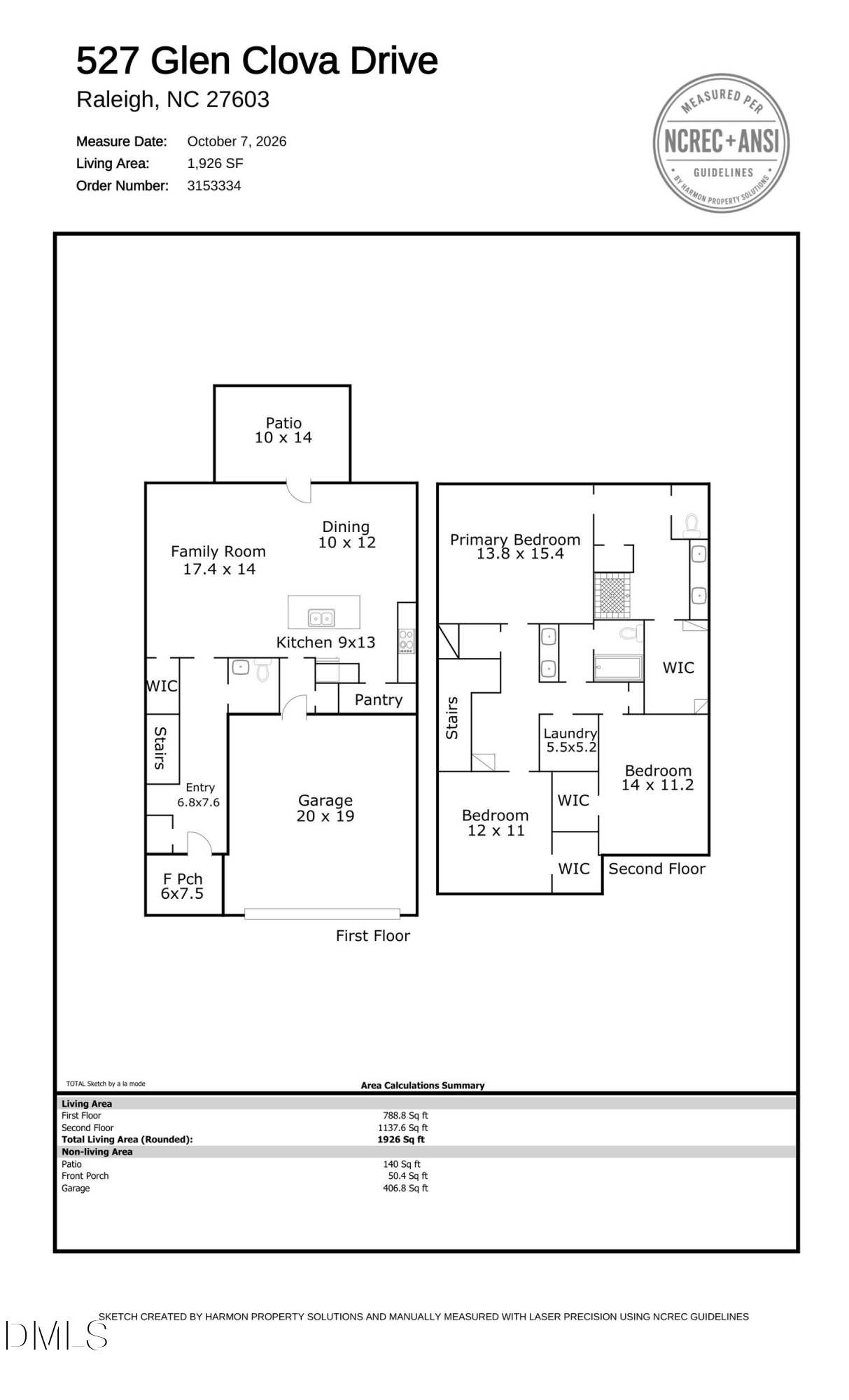 Exterior photo of 527 Glen Clova Drive, Raleigh, NC 27603. MLS: 10198461