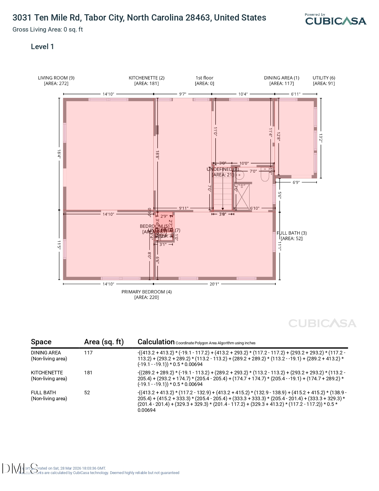 Exterior photo of 3031 10 Mile Road, Tabor City, NC 28463. MLS: 10157673
