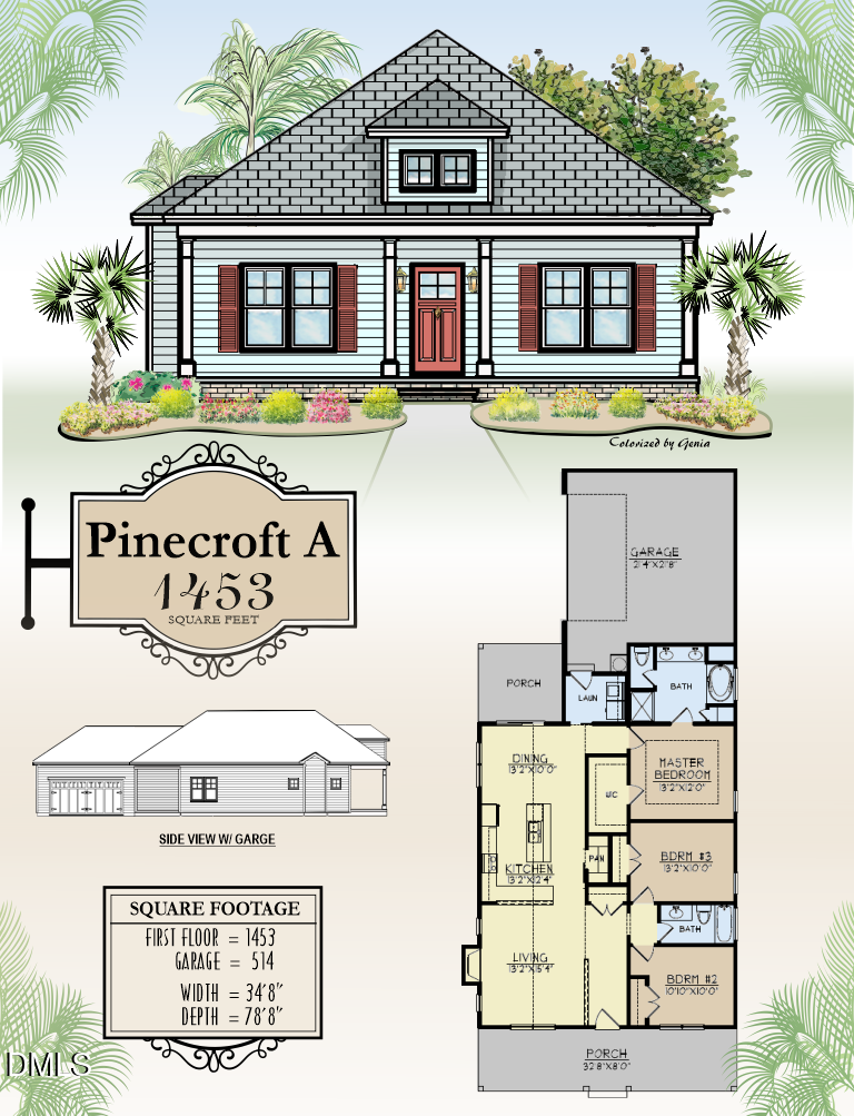 Exterior photo of 110 Mason Street, Princeton, NC 27569. MLS: 10184916