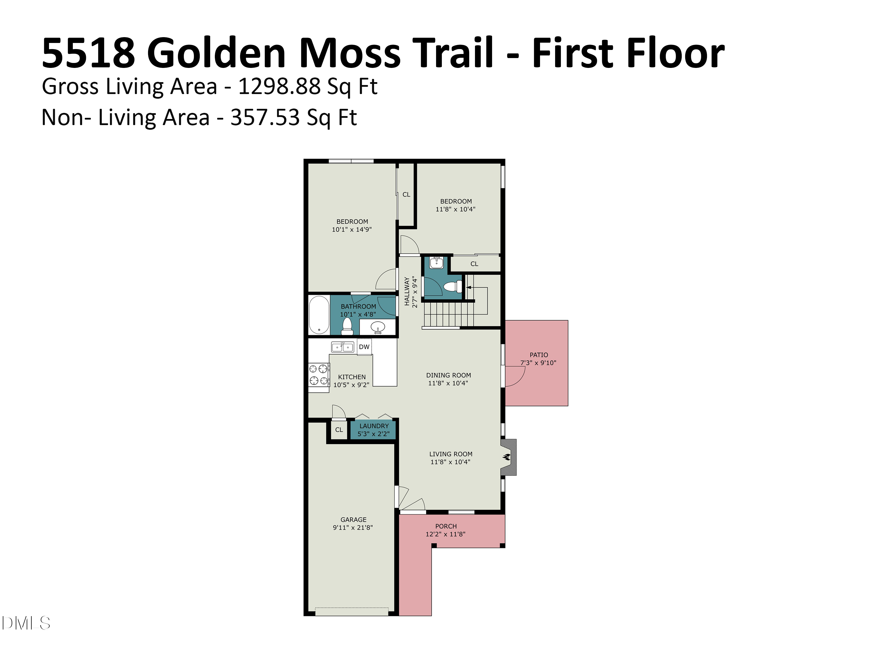 Exterior photo of 5518 Golden Moss Trail, Raleigh, NC 27613. MLS: 10199249