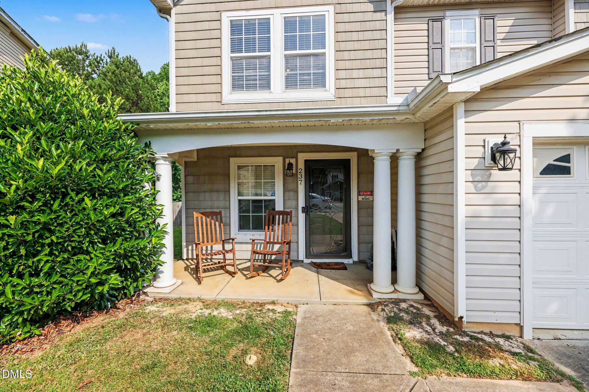 Exterior photo of 237 Georgetowne Drive, Clayton, NC 27520. MLS: 10173083