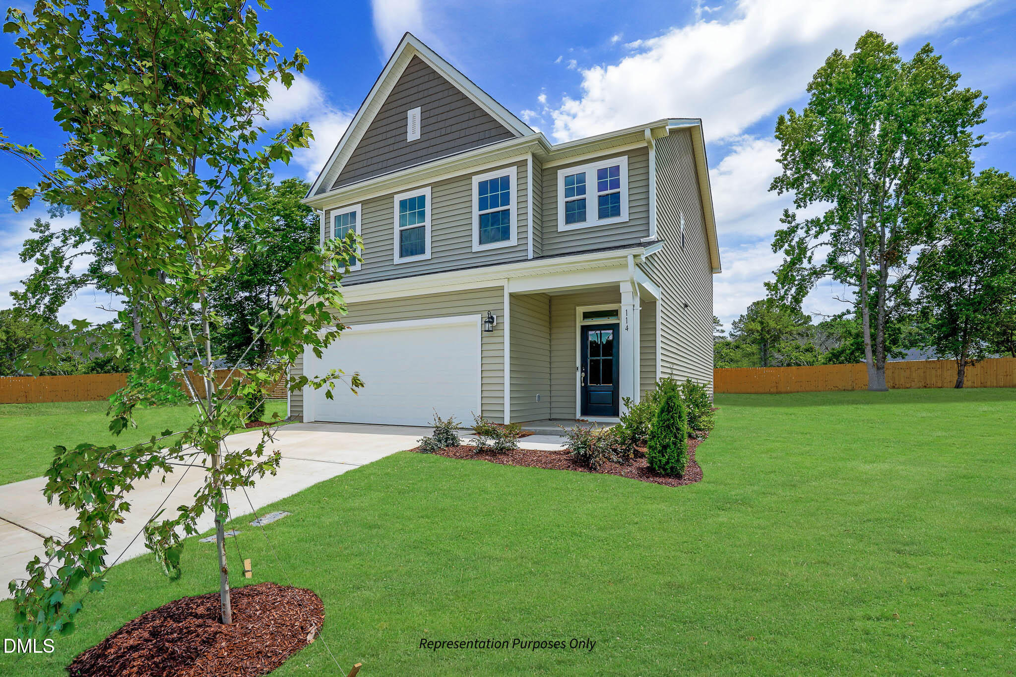 Exterior photo of 108 Knotts Loop, Lillington, NC 27546. MLS: 10184118