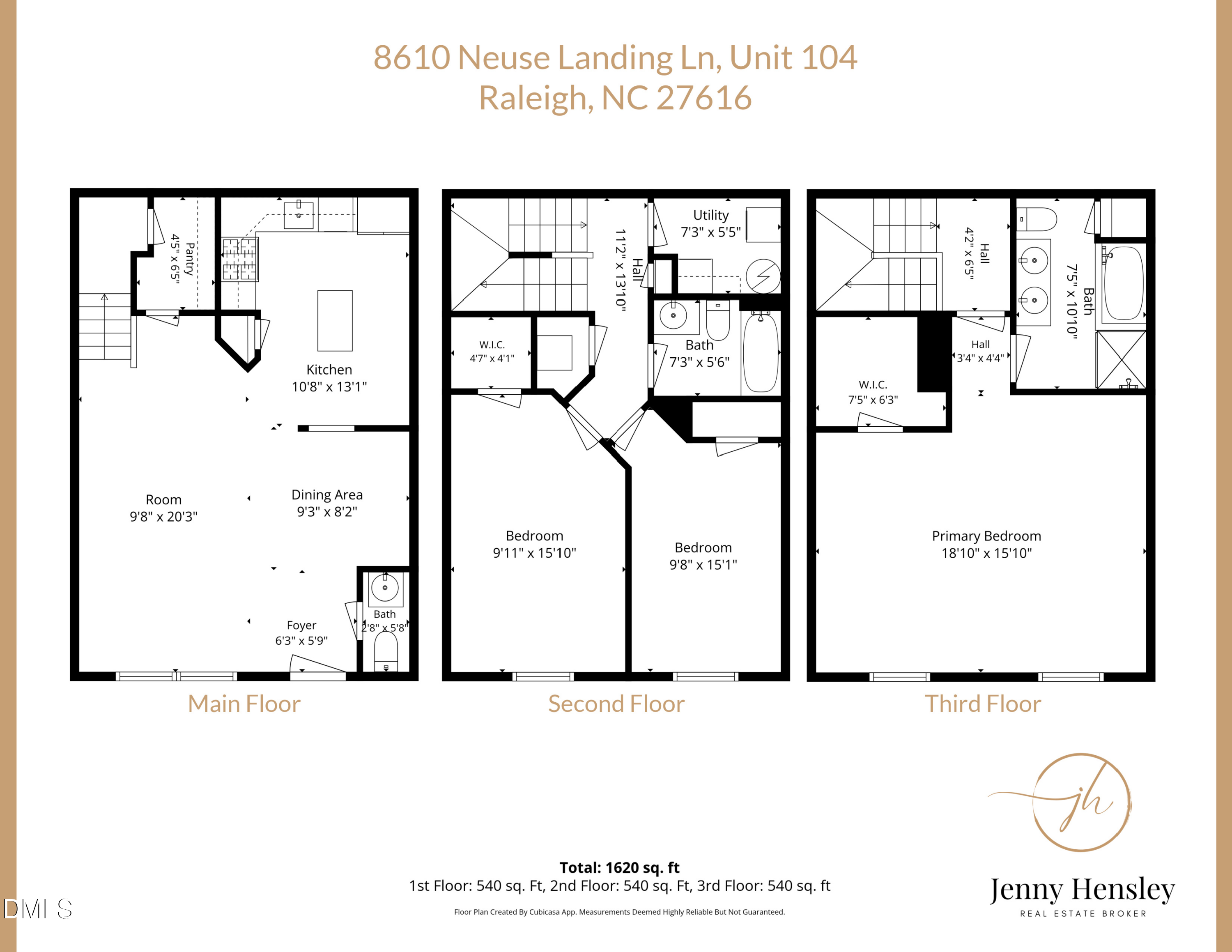 Exterior photo of 8610 Neuse Landing Lane 104, Raleigh, NC 27616. MLS: 10189287