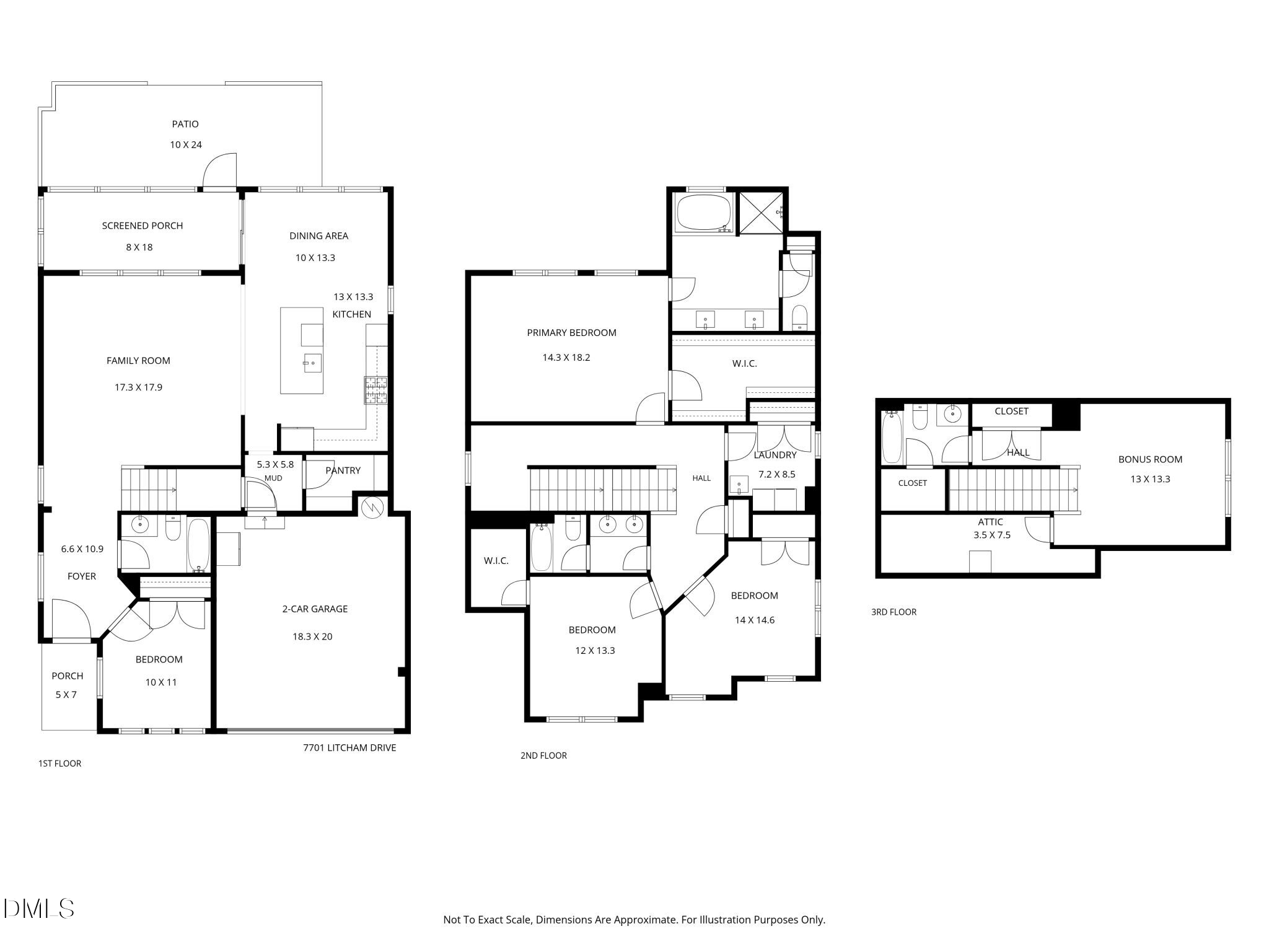 Exterior photo of 7701 Litcham Drive, Raleigh, NC 27615. MLS: 10189775