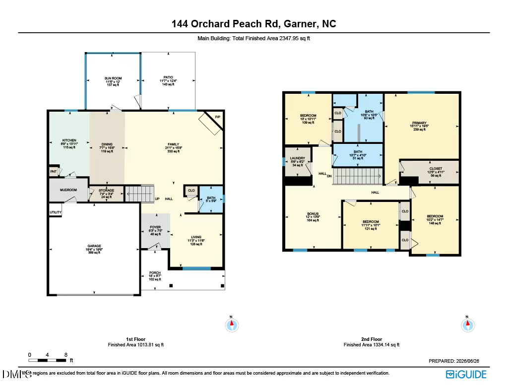 Exterior photo of 144 Orchard Peach Road, Garner, NC 27529. MLS: 10176974