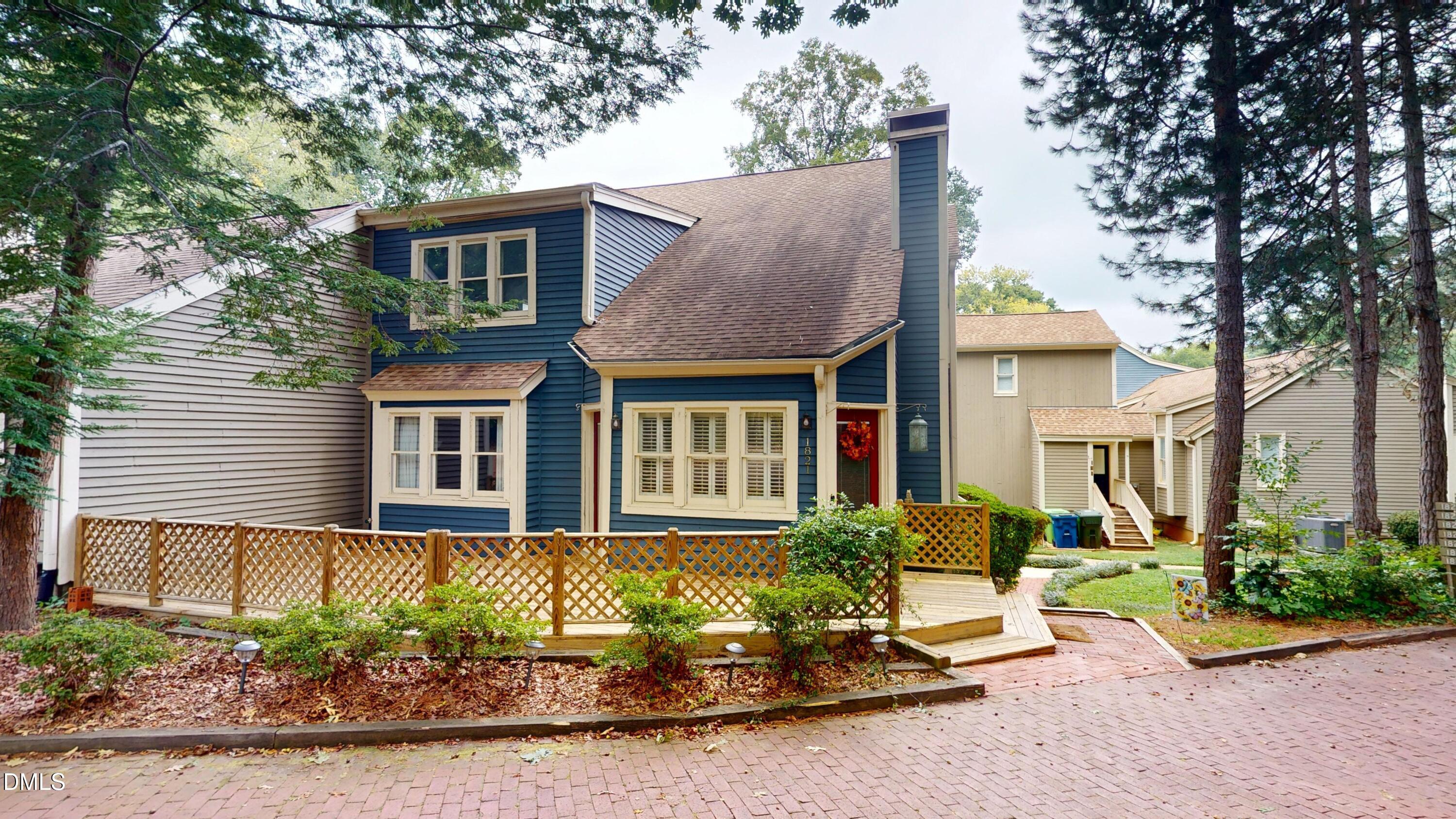 Exterior photo of 1821 Falls Church Road, Raleigh, NC 27609. MLS: 10196615