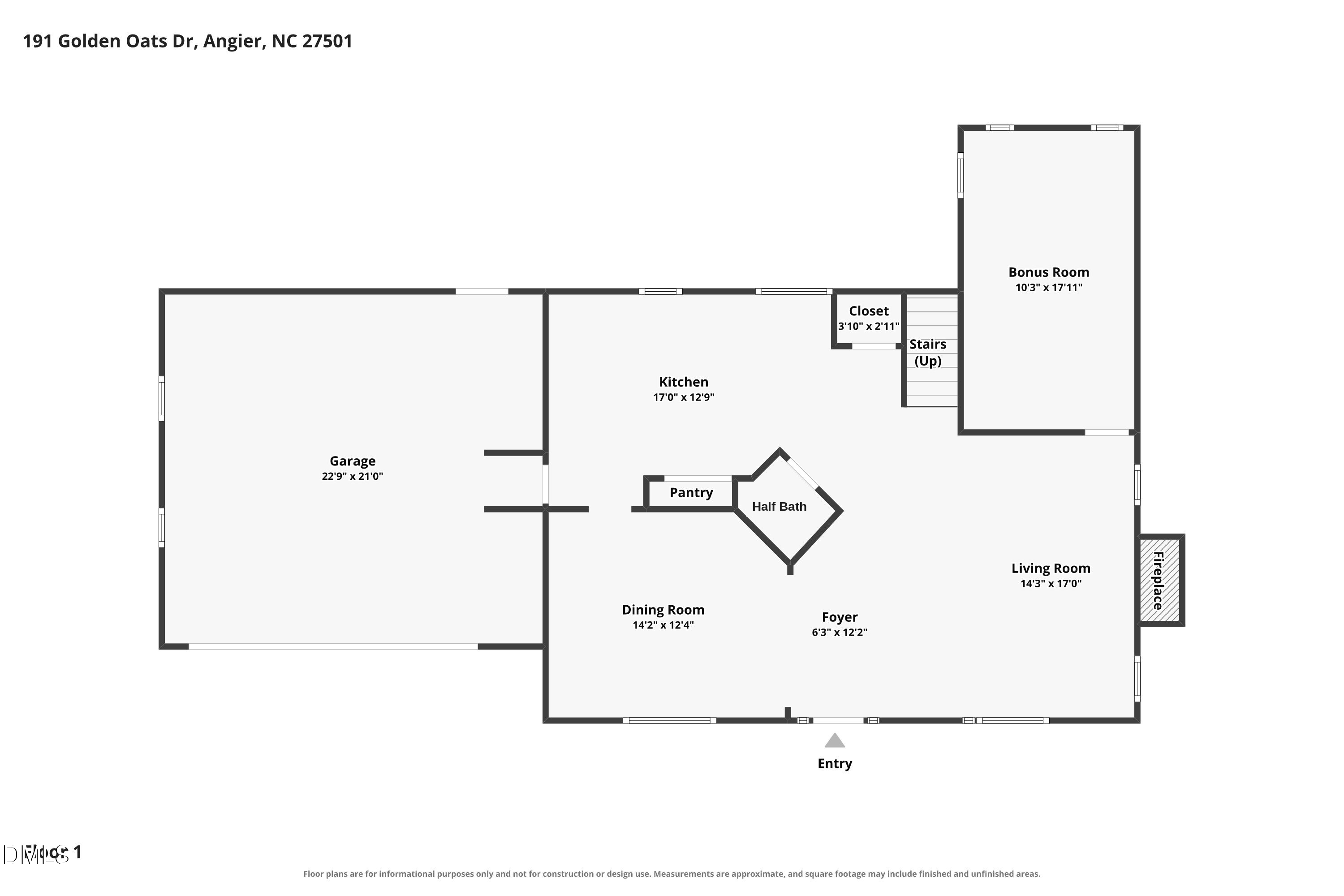 Exterior photo of 191 Golden Oats Drive, Angier, NC 27501. MLS: 10185461