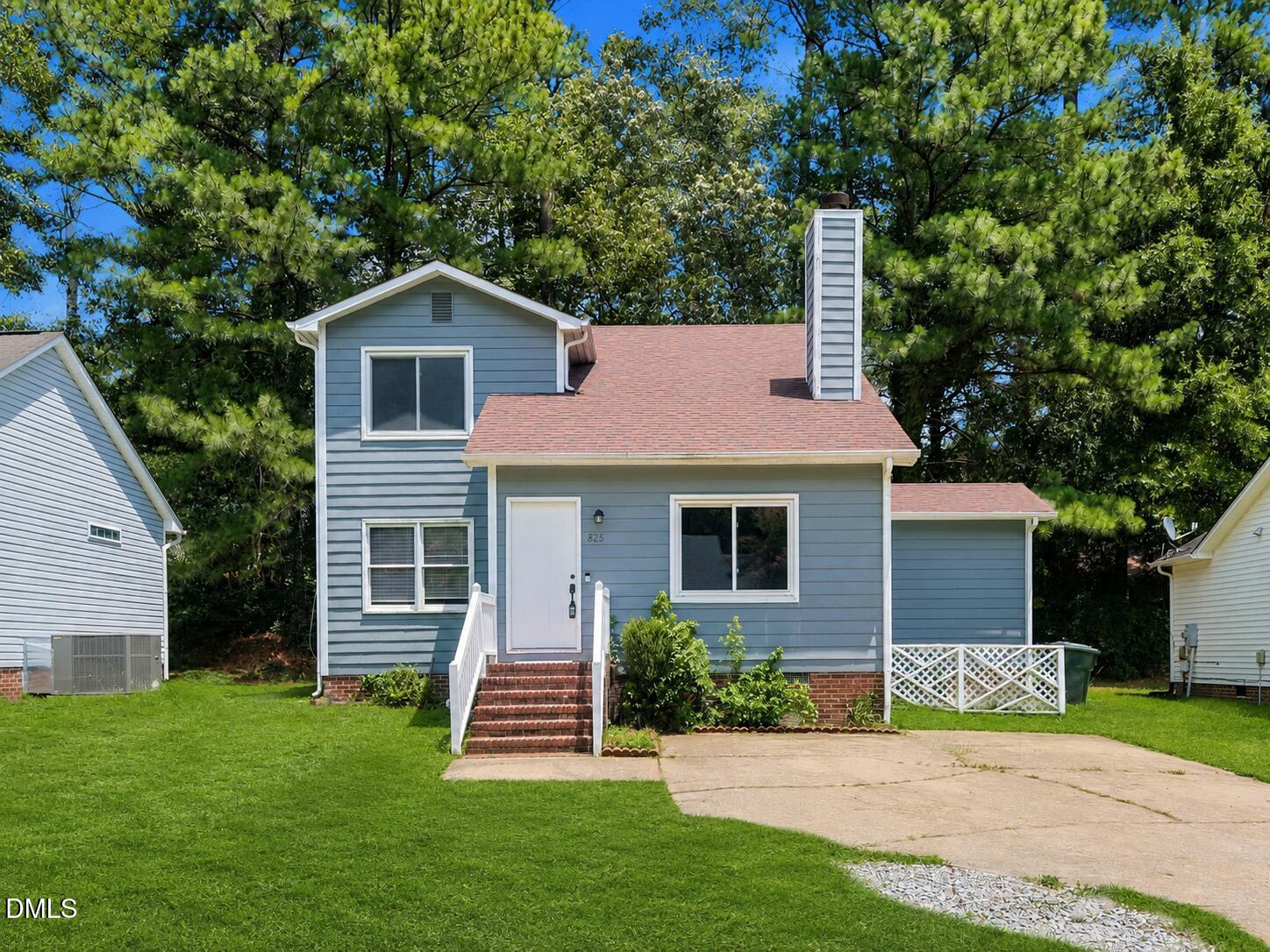 Exterior photo of 825 Rawls Drive, Raleigh, NC 27610. MLS: 10179916