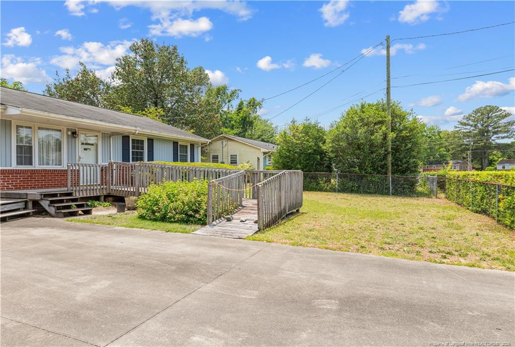 Exterior photo of 6408 Winthrop Drive, Fayetteville, NC 28311. MLS: 764058