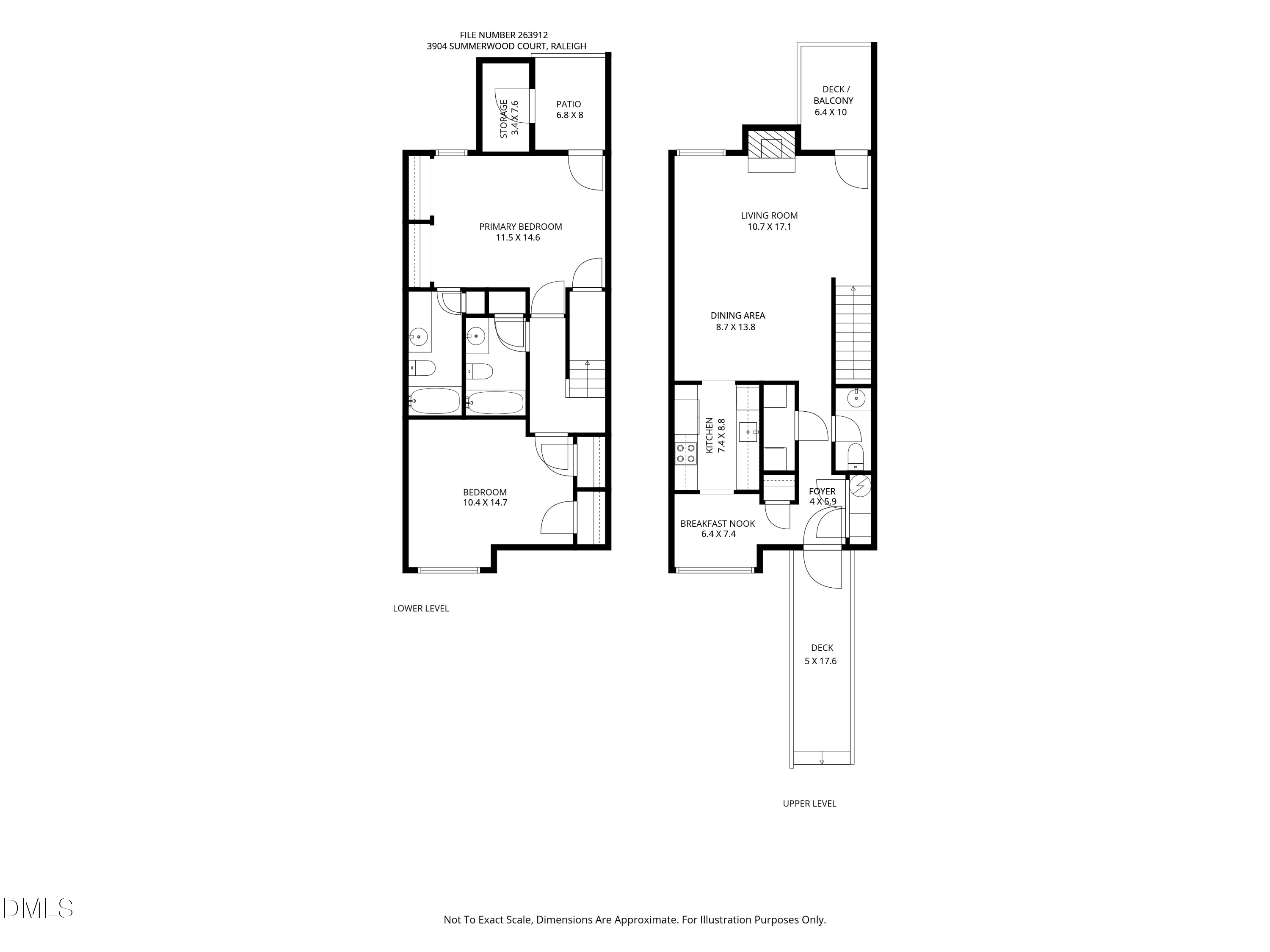 Exterior photo of 3904 Summerwood Court, Raleigh, NC 27613. MLS: 10195242