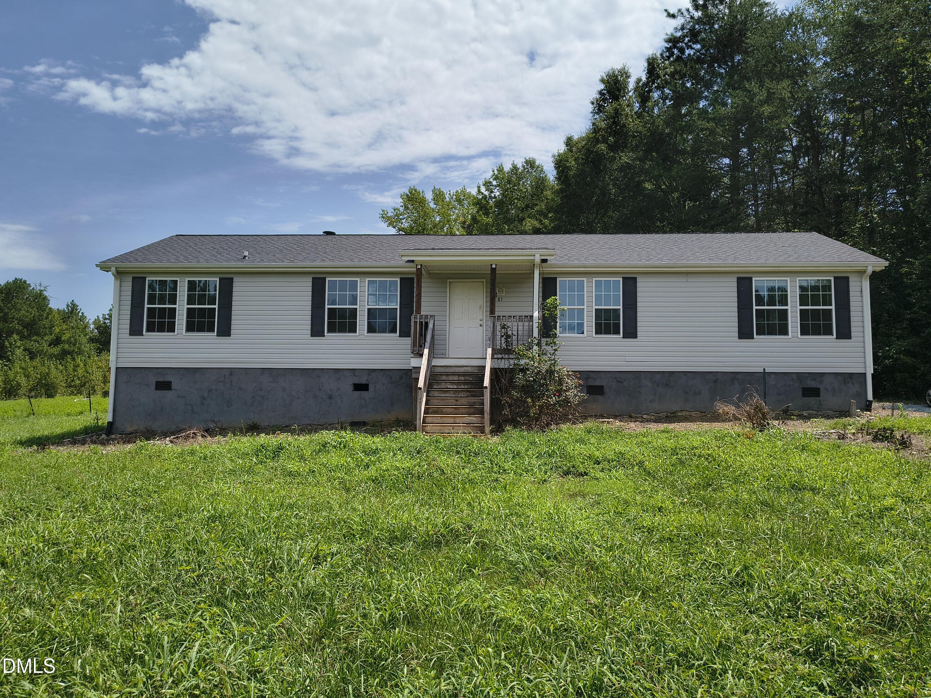 Exterior photo of 81 Mt Harmony Church Road, Timberlake, NC 27583. MLS: 10191507