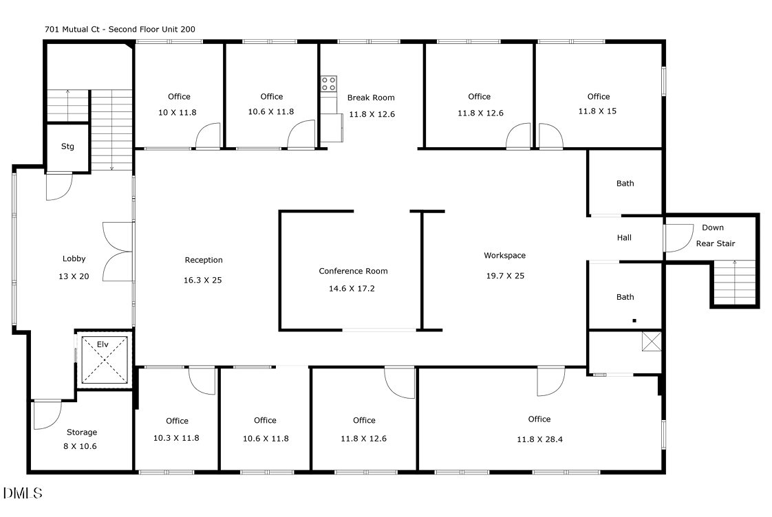 Exterior photo of 701 Mutual Court 200, Raleigh, NC 27615. MLS: 10135558