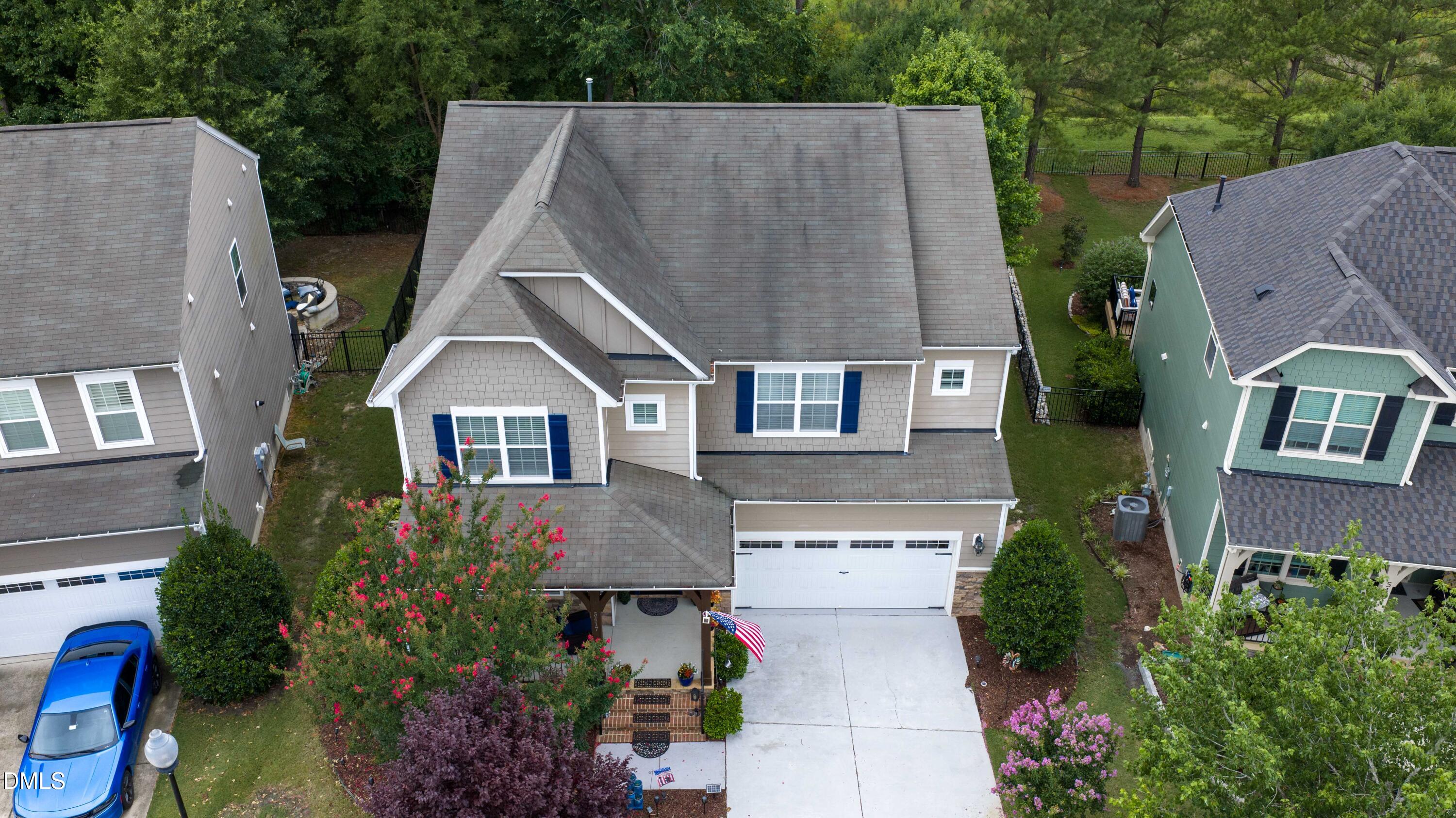 Exterior photo of 5417 Moneta Lane, Apex, NC 27539. MLS: 10180441