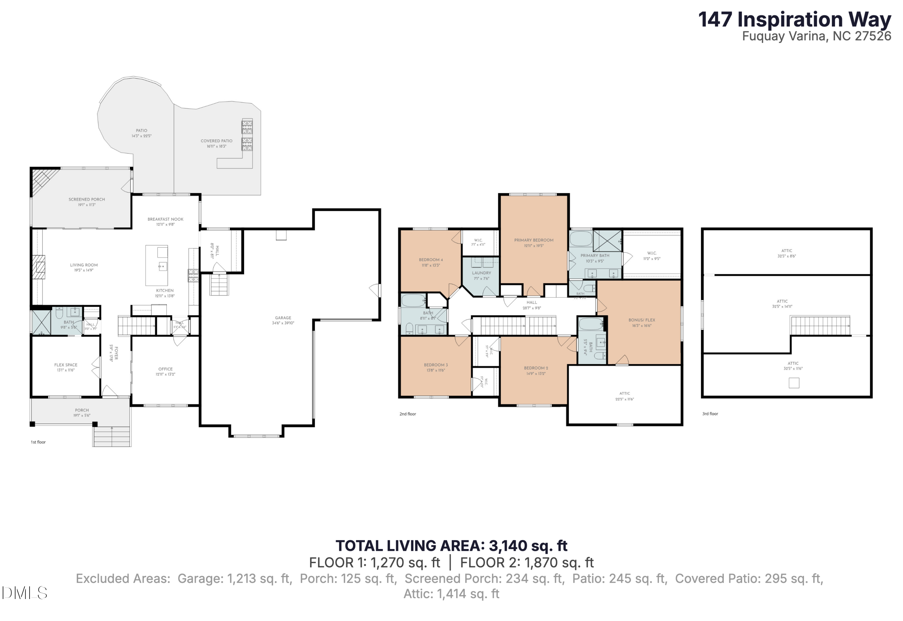 Exterior photo of 147 Inspiration Way, Fuquay Varina, NC 27526. MLS: 10188015