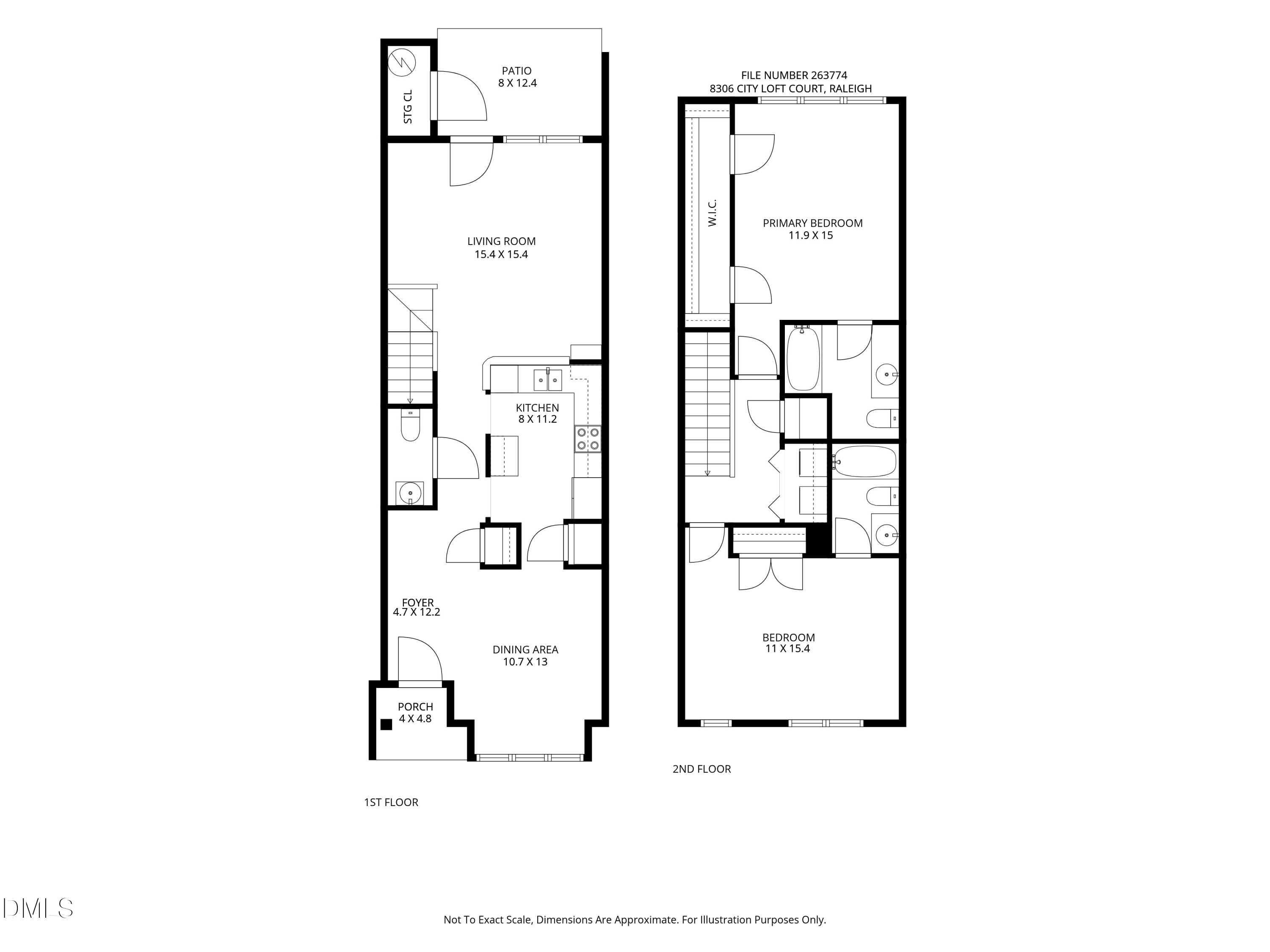 Exterior photo of 8306 City Loft Court, Raleigh, NC 27613. MLS: 10192577