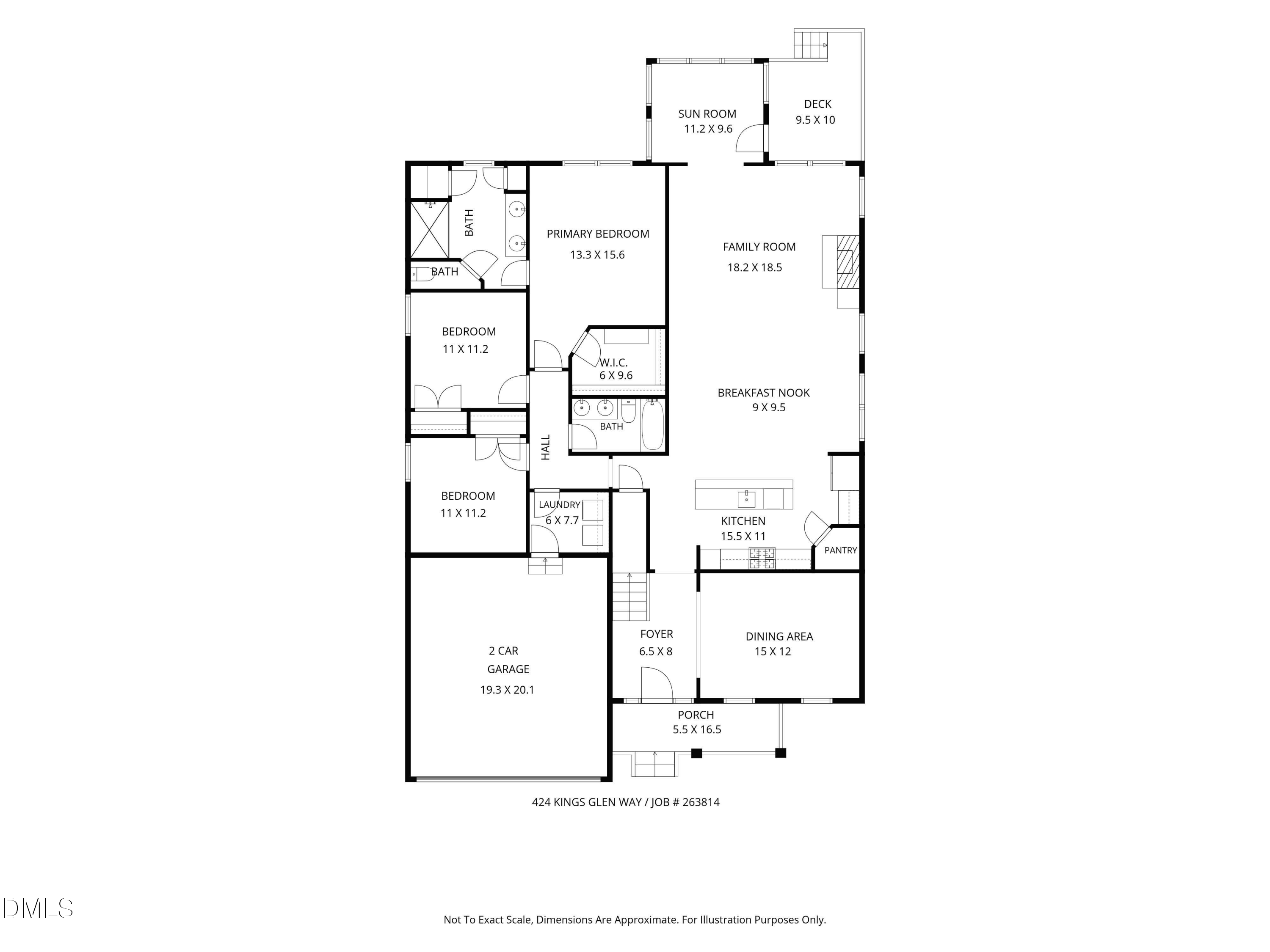 Exterior photo of 424 Kings Glen Way, Wake Forest, NC 27587. MLS: 10194579