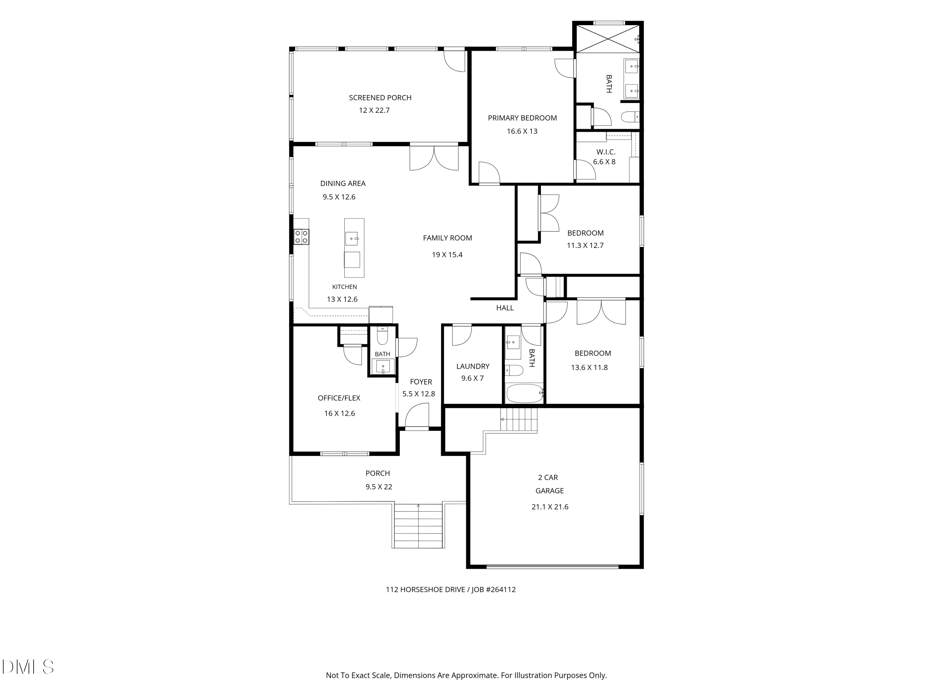 Exterior photo of 112 Horse Shoe Drive, Louisburg, NC 27549. MLS: 10199075